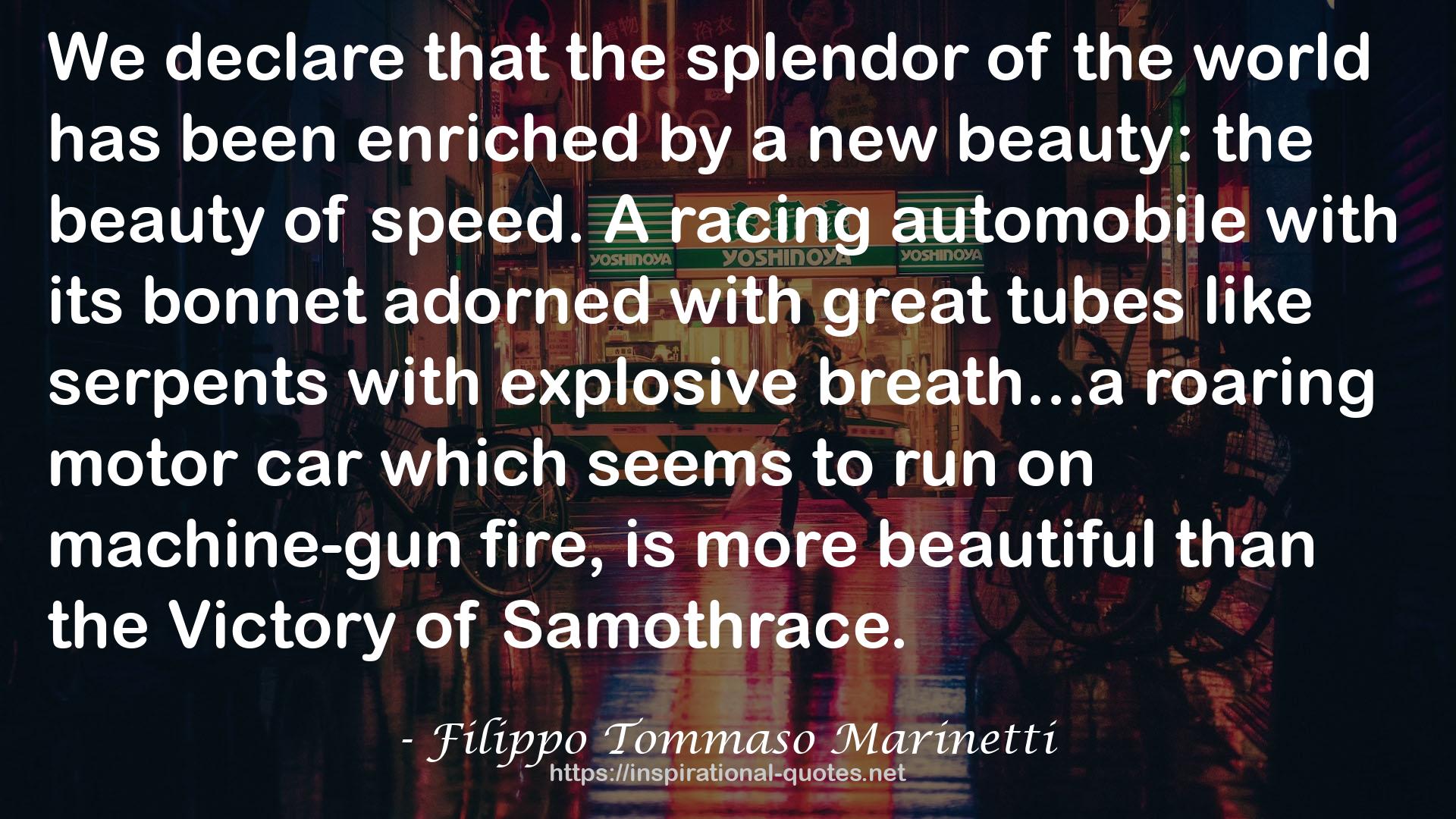 Filippo Tommaso Marinetti QUOTES