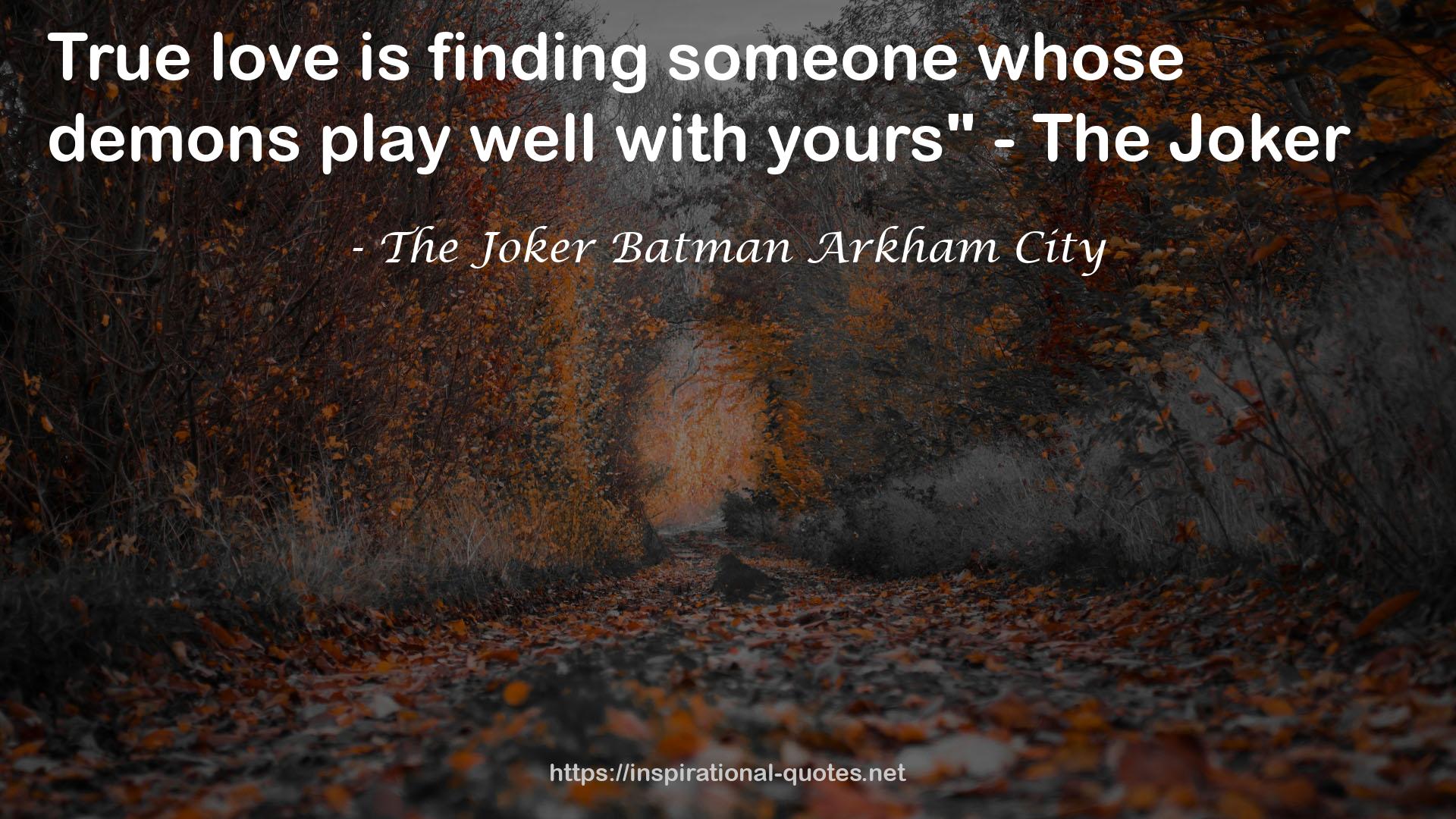 The Joker Batman Arkham City QUOTES