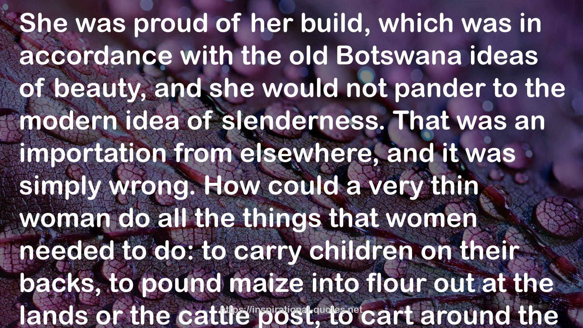 Botswana  QUOTES