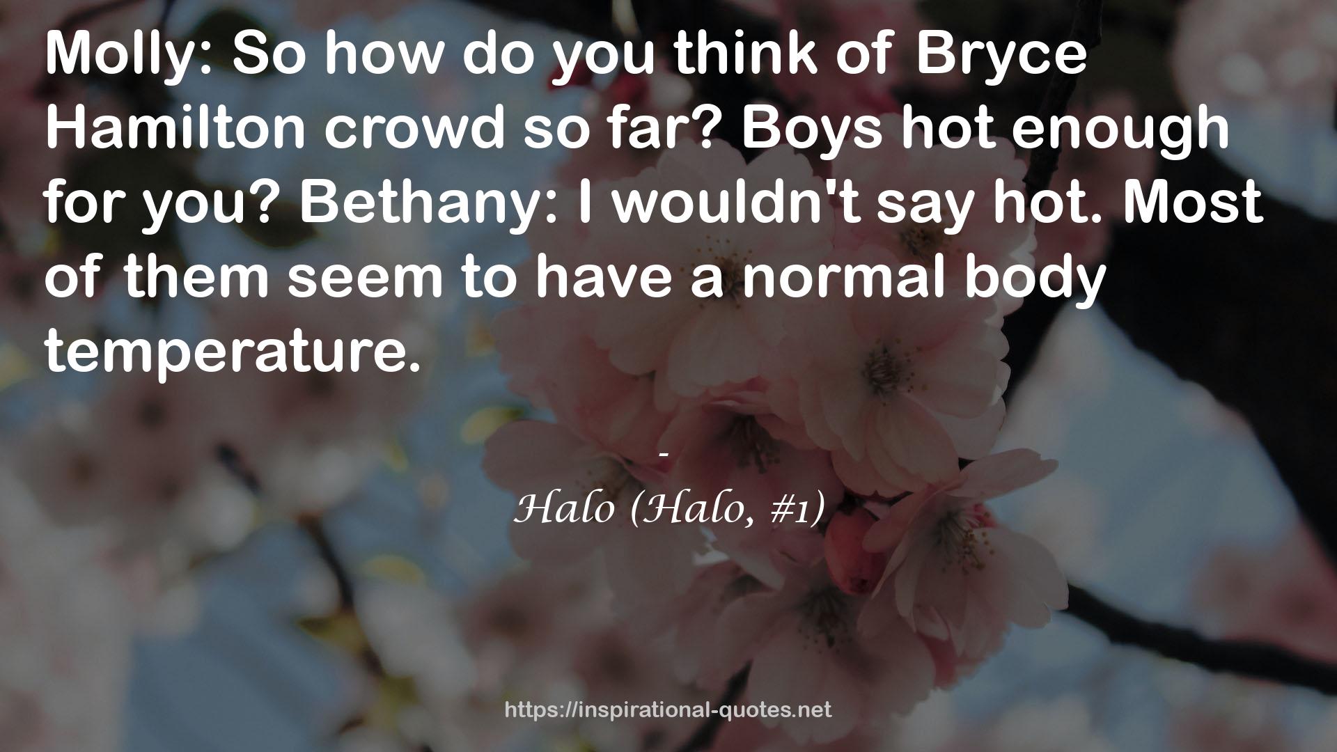 Bryce Hamilton  QUOTES