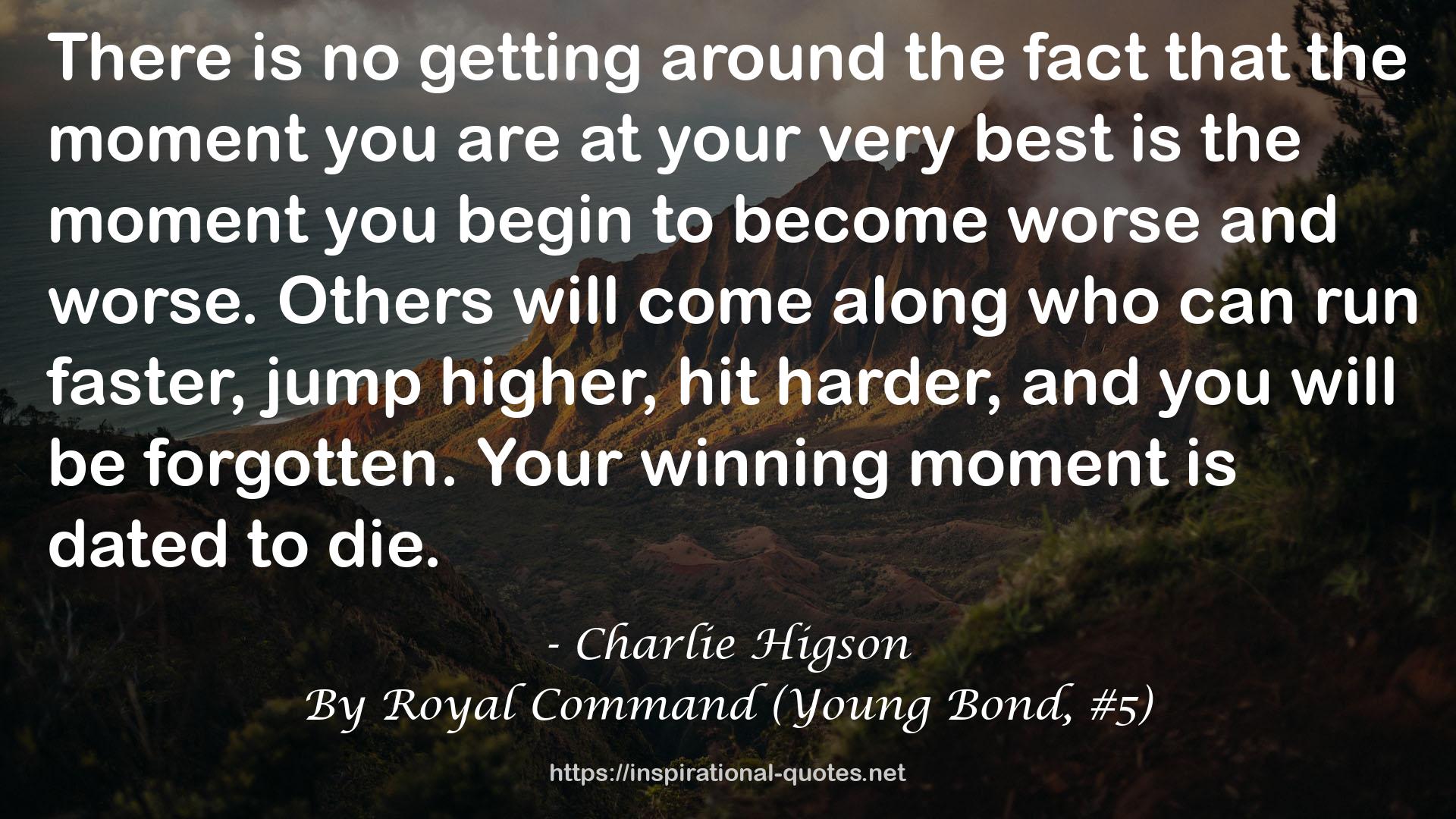 By Royal Command (Young Bond, #5) QUOTES