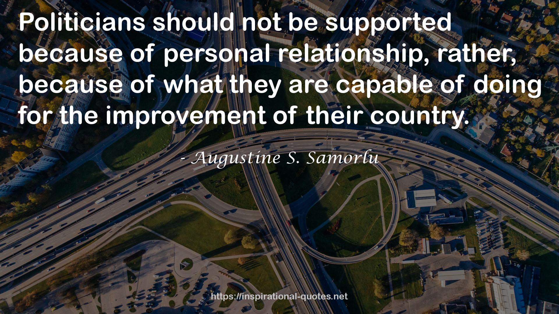 Augustine S. Samorlu QUOTES