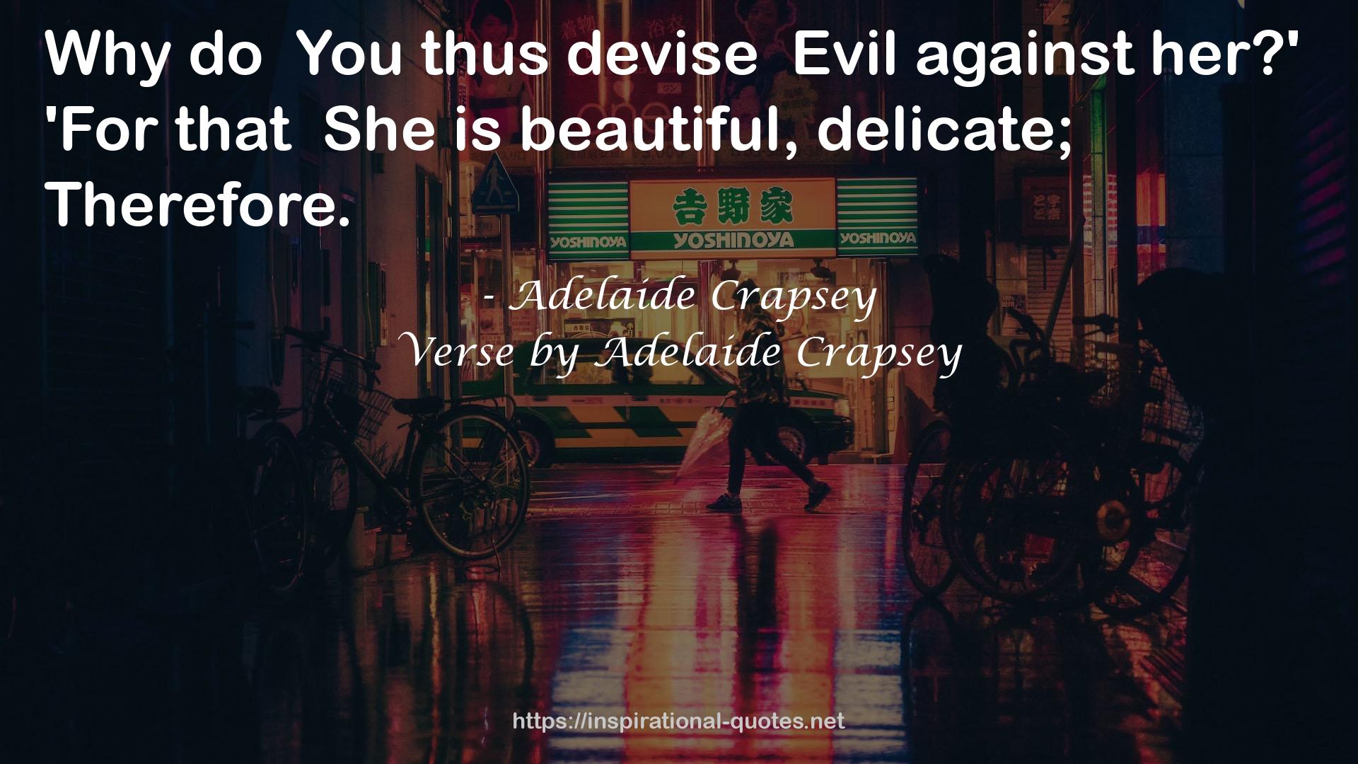 Verse by Adelaide Crapsey QUOTES