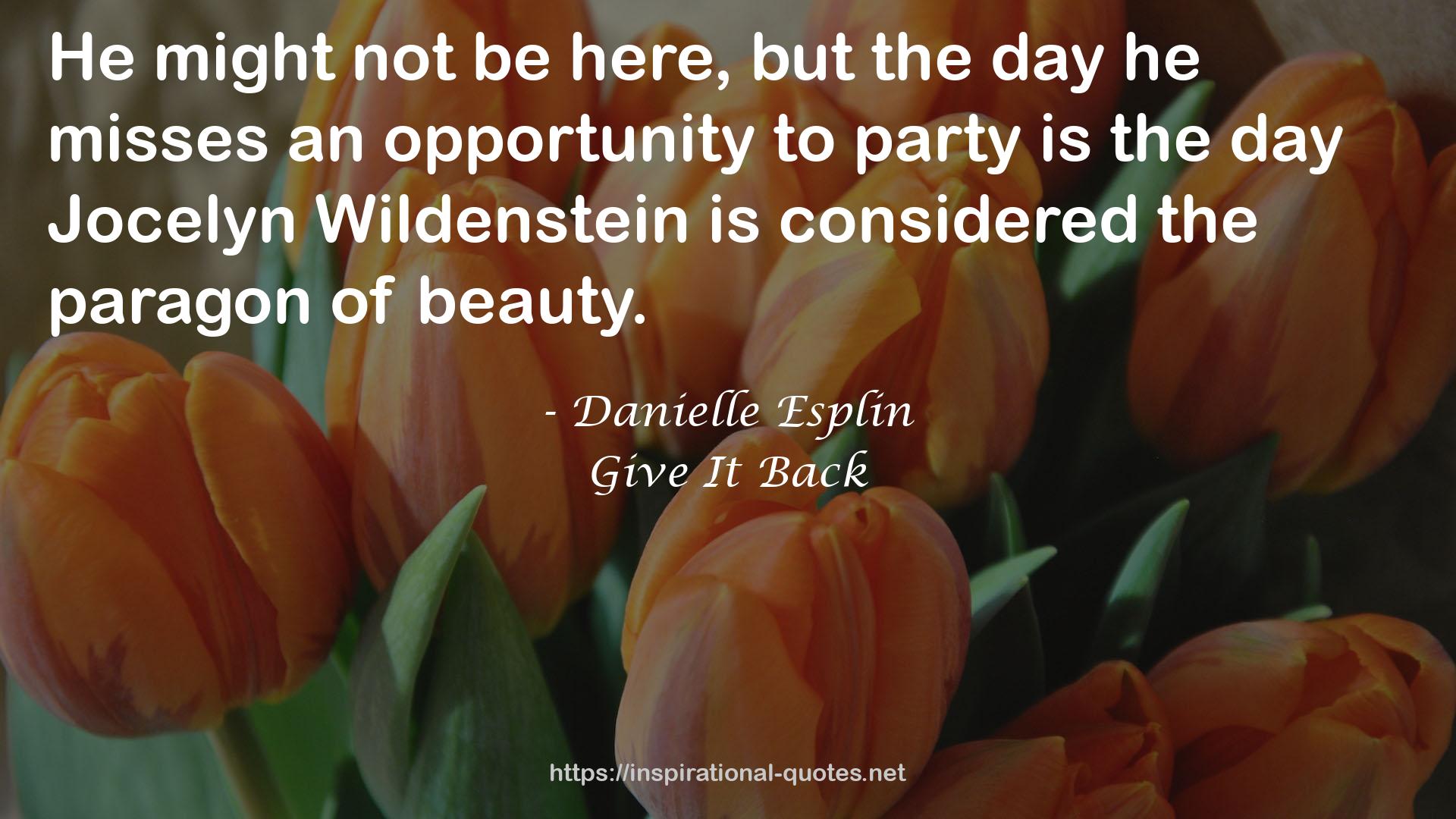 Danielle Esplin QUOTES