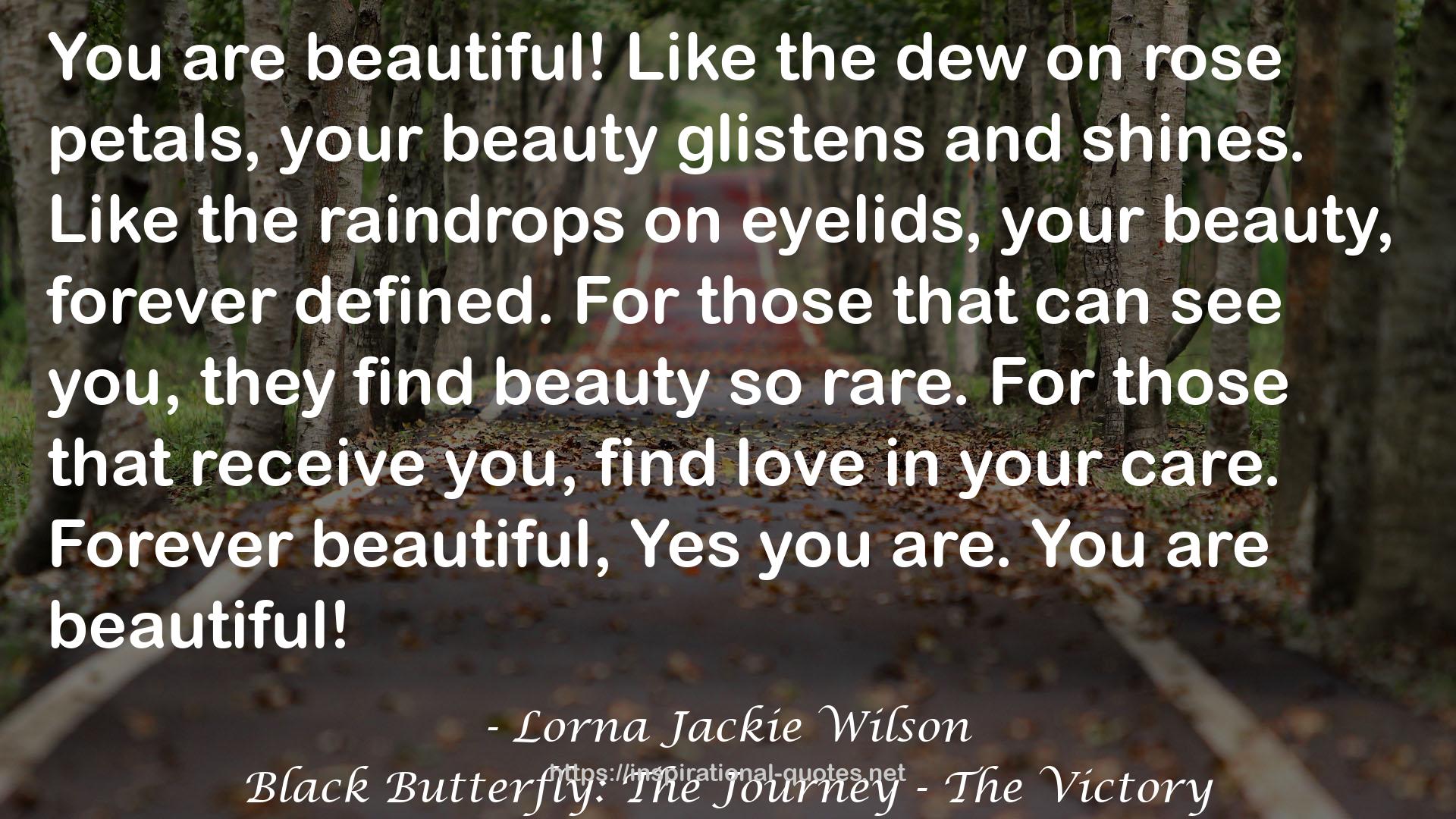 Black Butterfly: The Journey - The Victory QUOTES