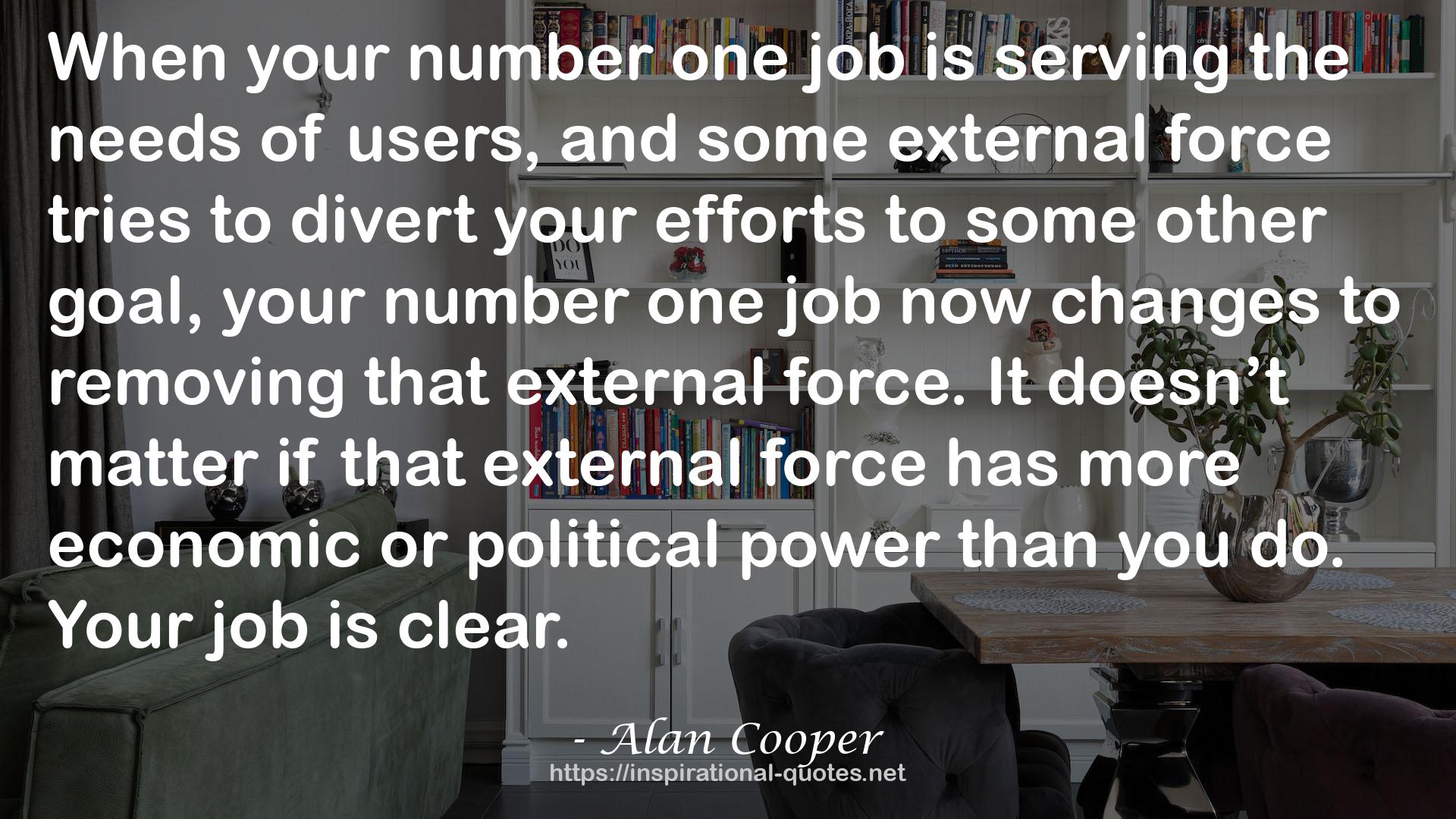 Alan Cooper QUOTES