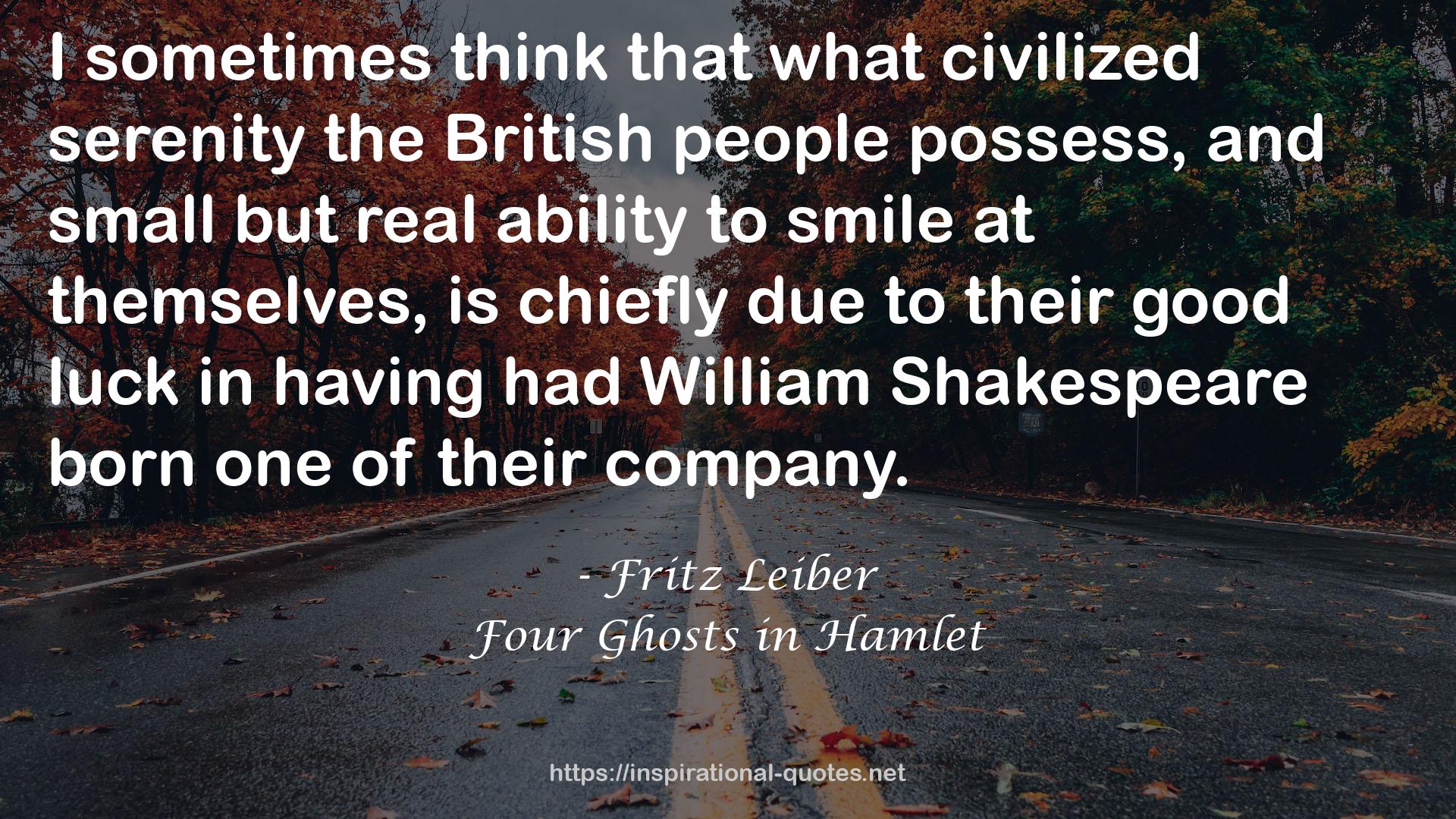 Four Ghosts in Hamlet QUOTES