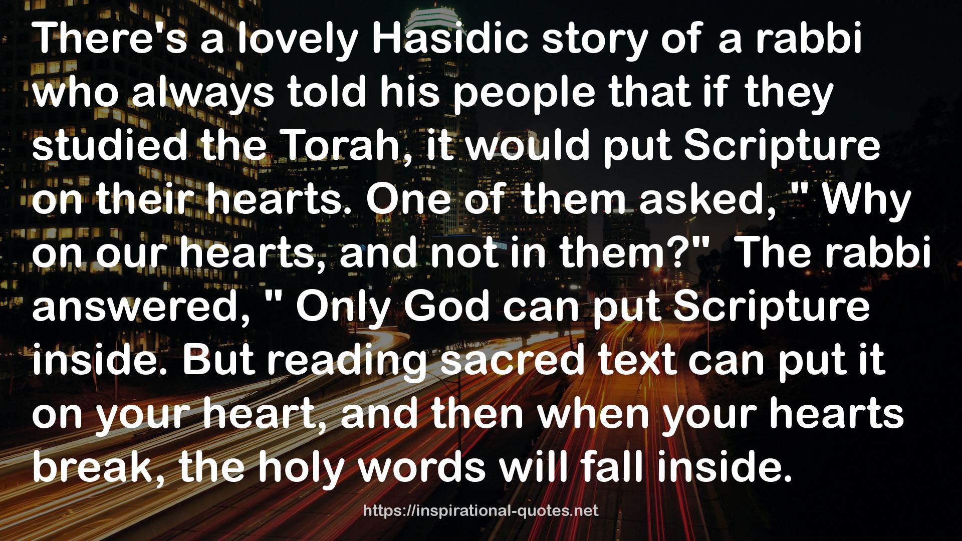 the holy words  QUOTES
