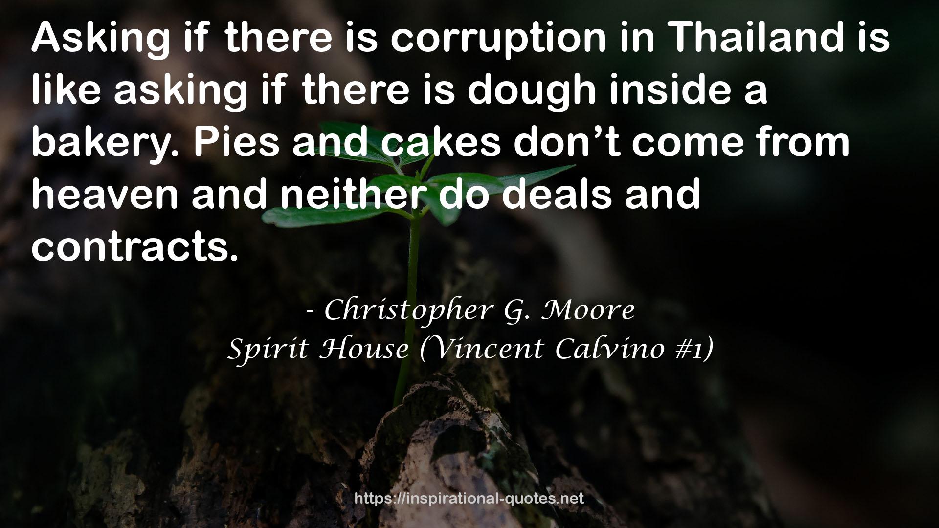 Spirit House (Vincent Calvino #1) QUOTES