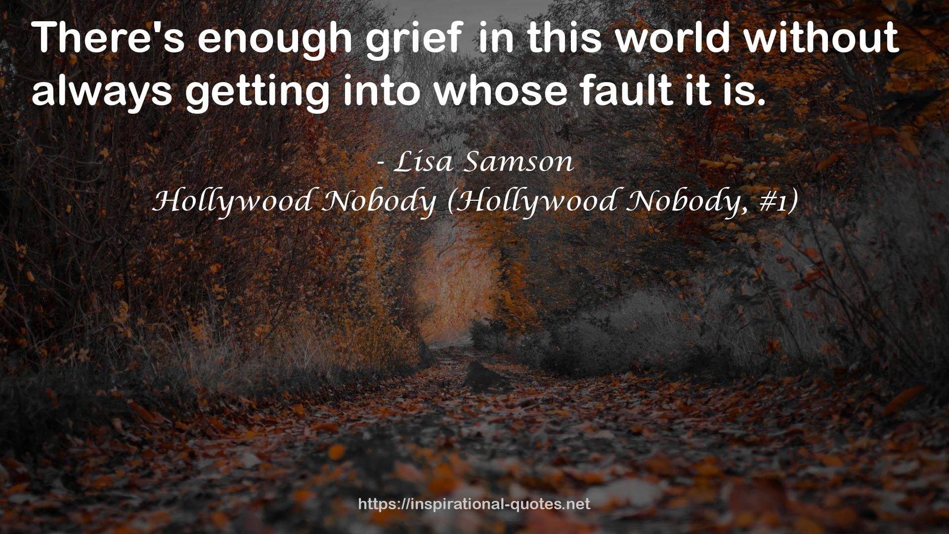 Hollywood Nobody (Hollywood Nobody, #1) QUOTES