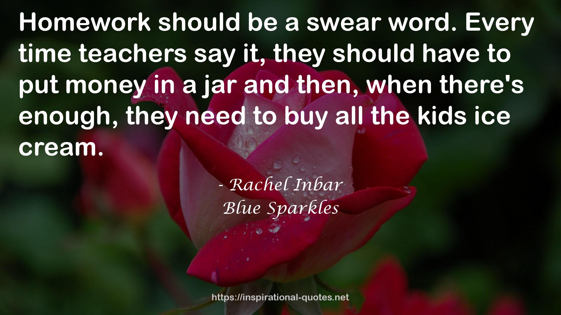 Blue Sparkles QUOTES