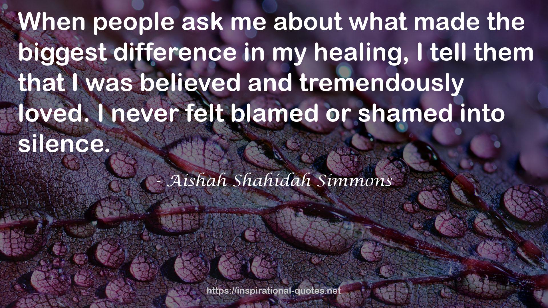 Aishah Shahidah Simmons QUOTES