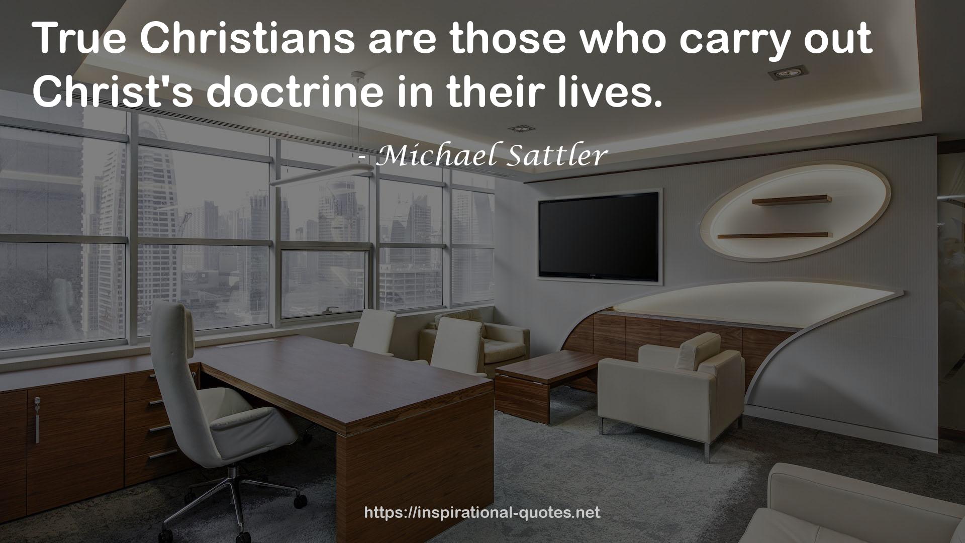 Christ's doctrine  QUOTES