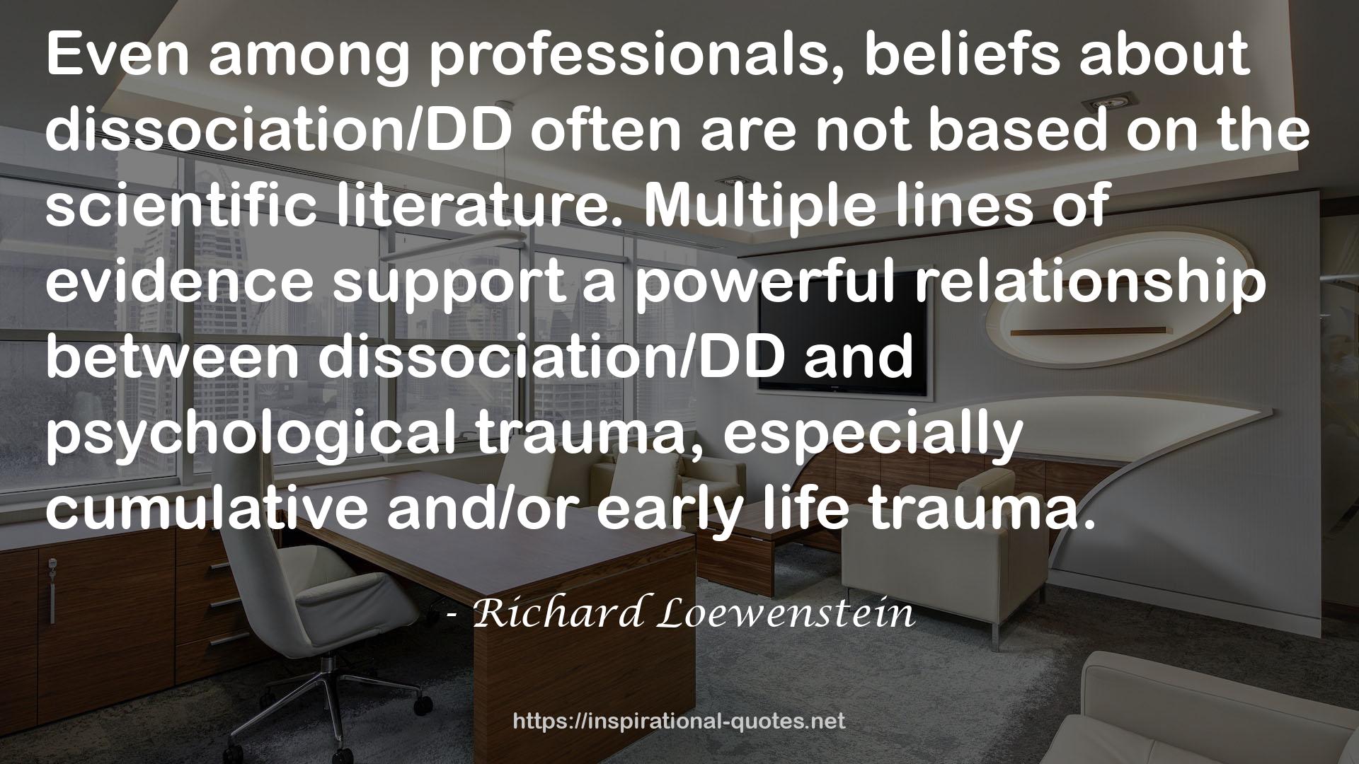 Richard Loewenstein QUOTES