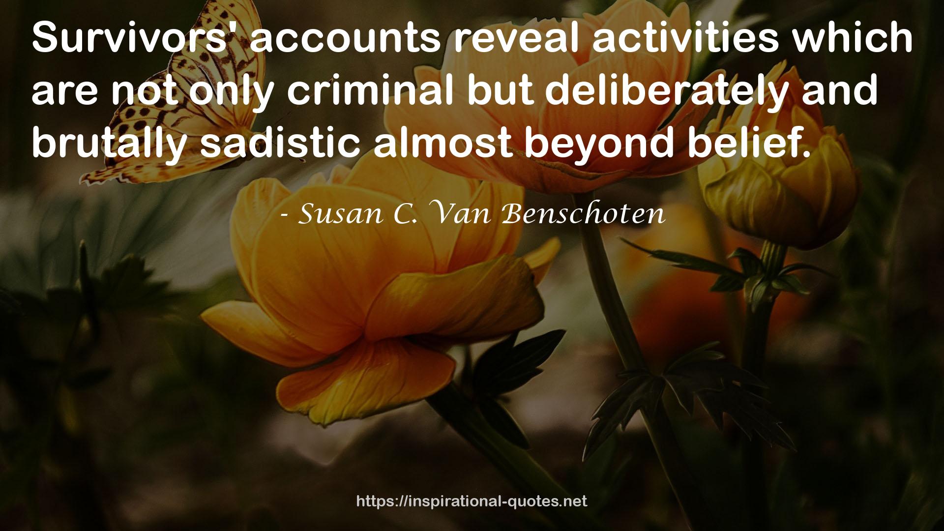 Susan C. Van Benschoten QUOTES