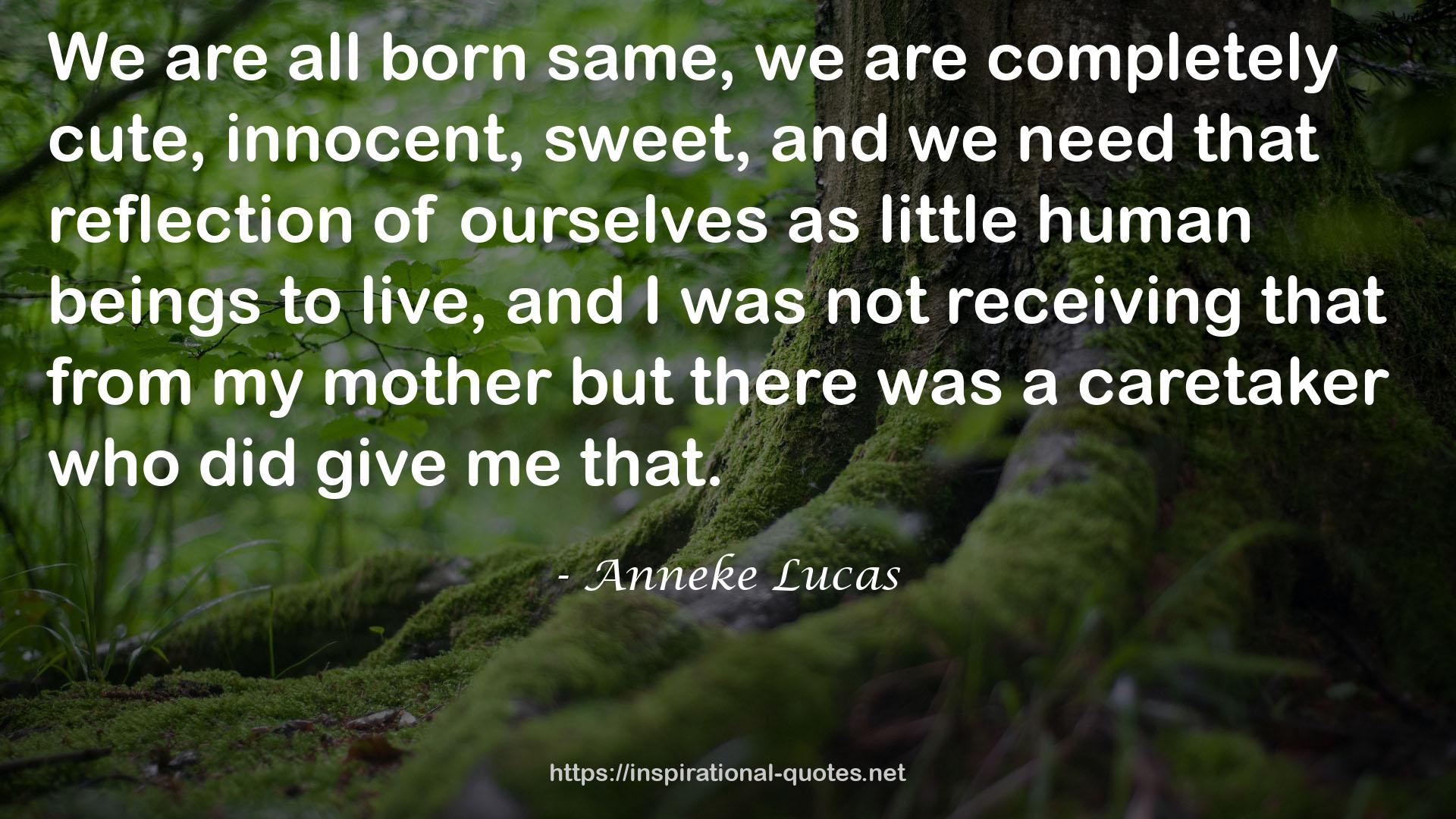 Anneke Lucas QUOTES