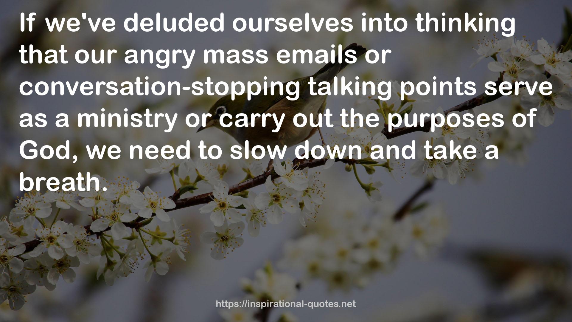 our angry mass emails  QUOTES