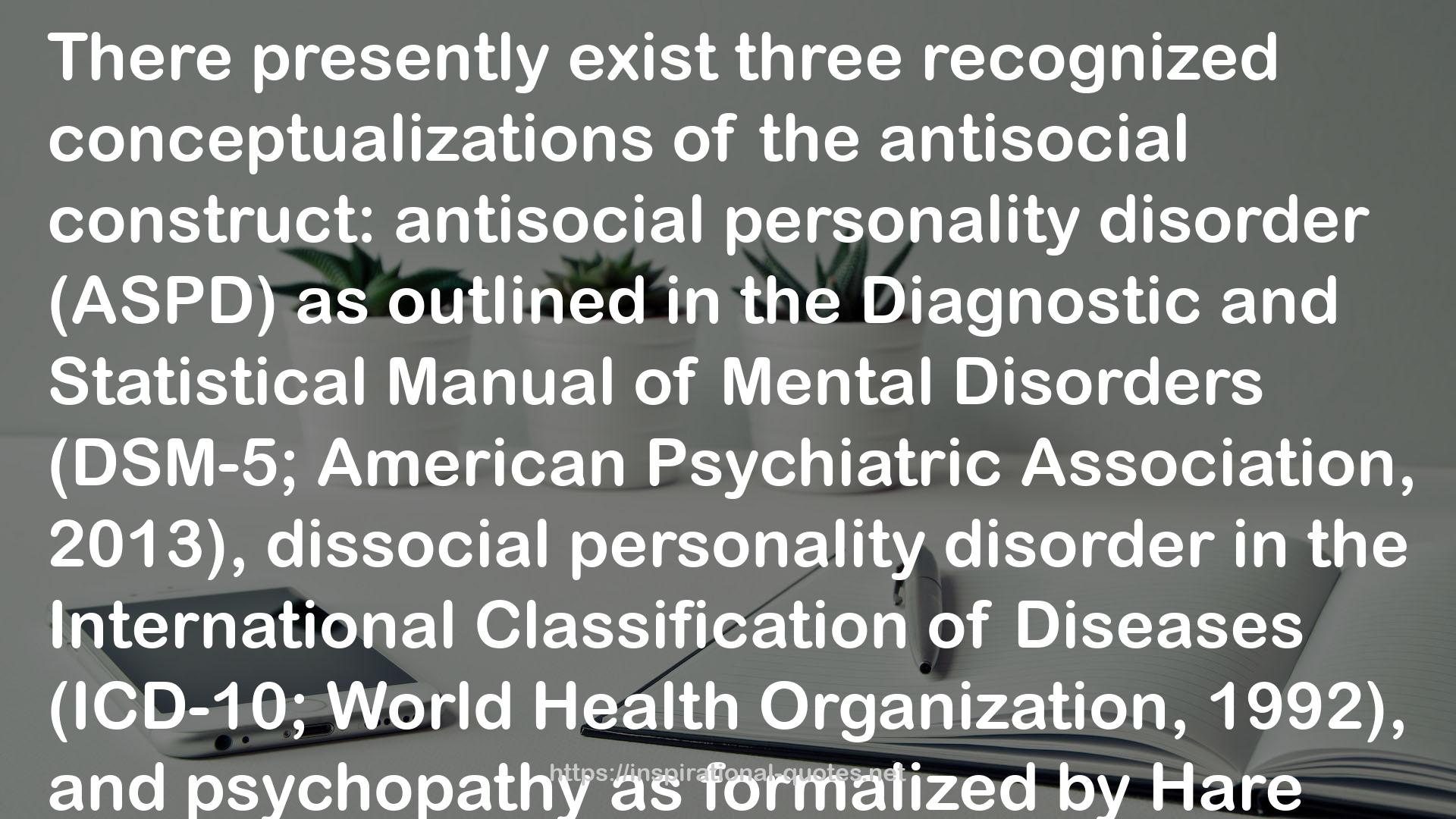 Cognitive Therapy of Personality Disorders QUOTES