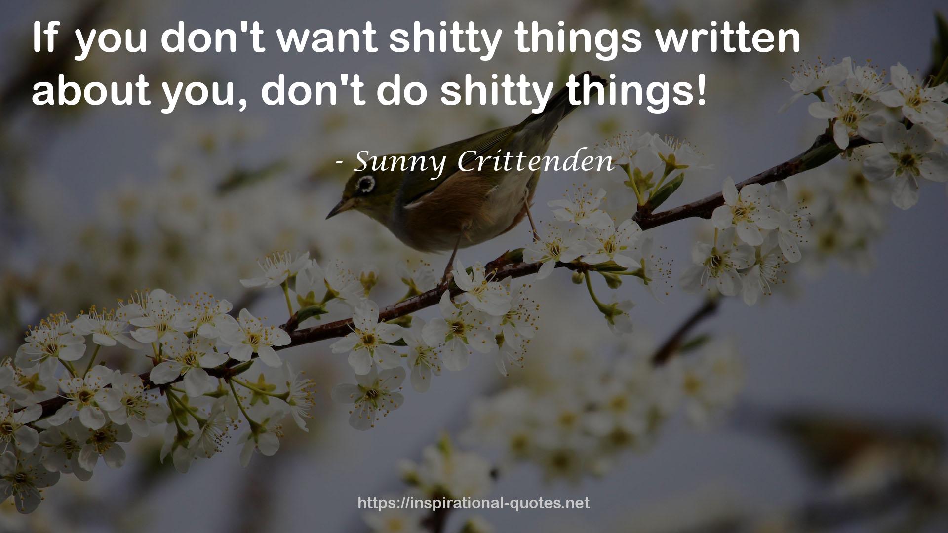 Sunny Crittenden QUOTES