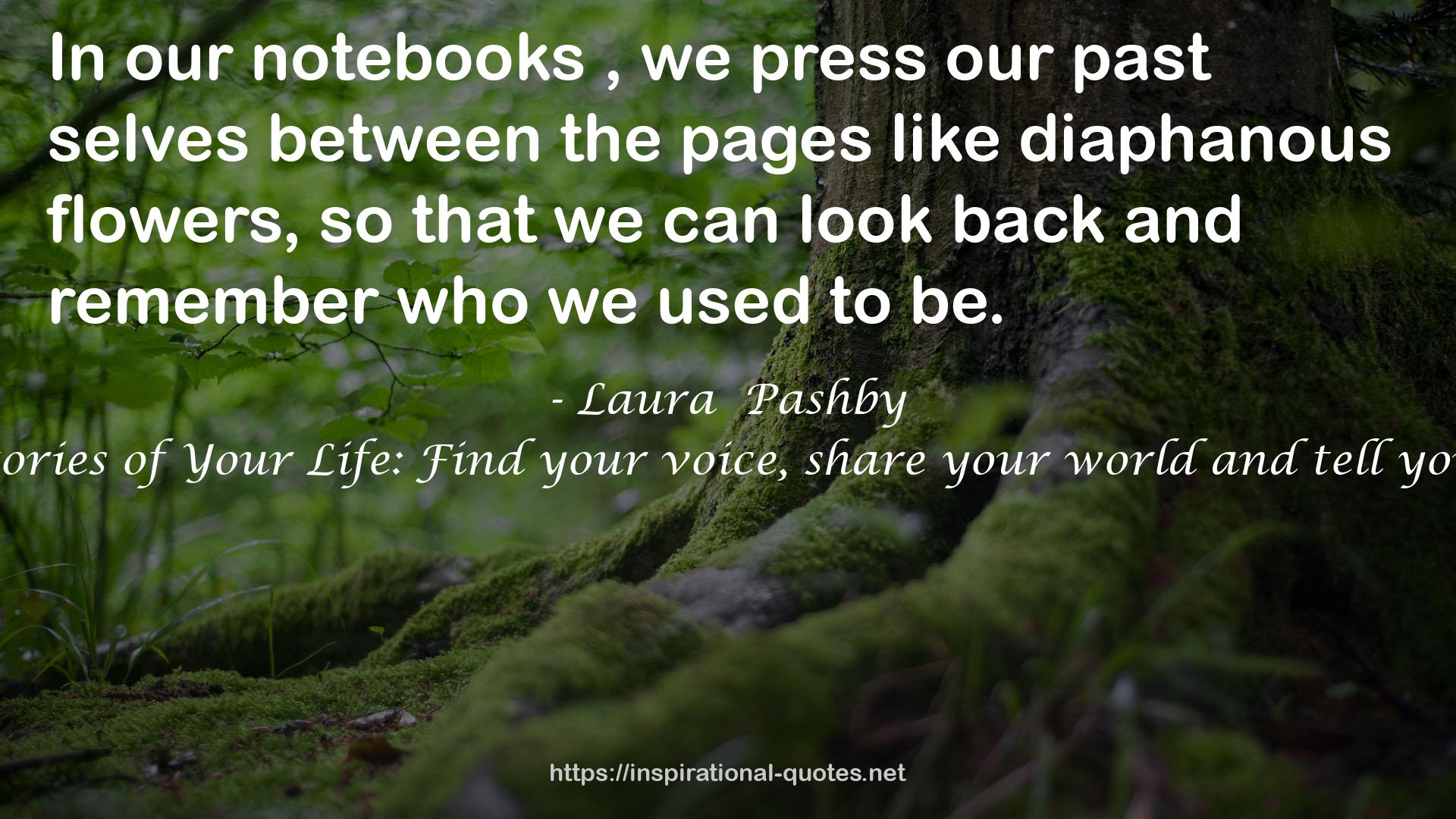 Laura  Pashby QUOTES