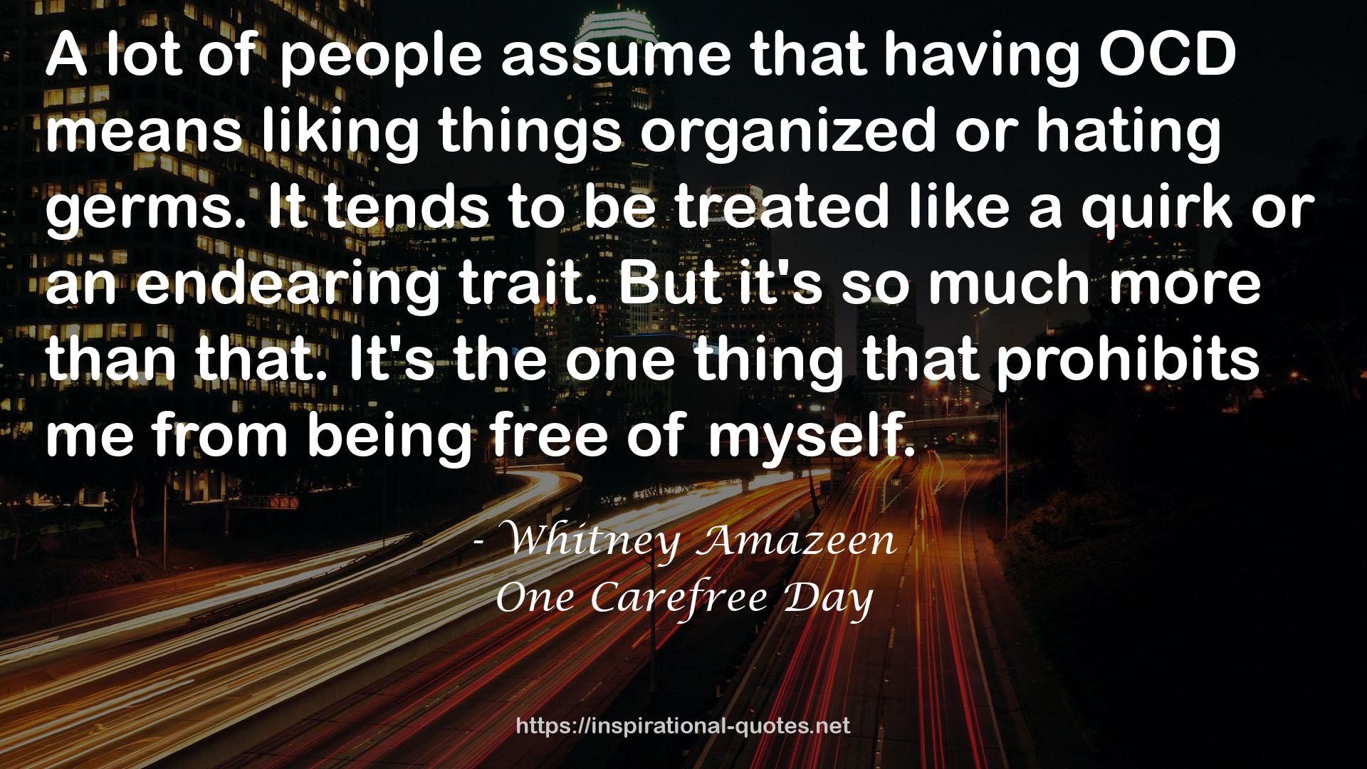 One Carefree Day QUOTES