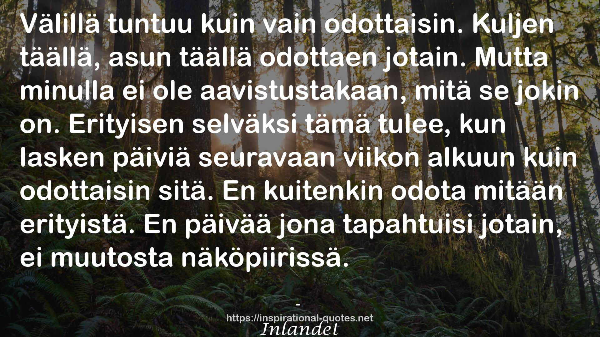 Inlandet QUOTES