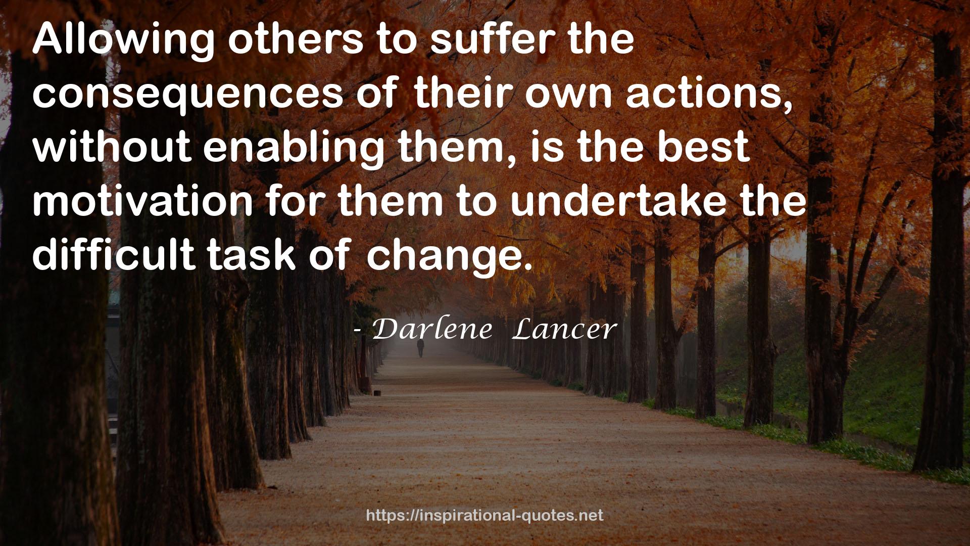 Darlene  Lancer QUOTES