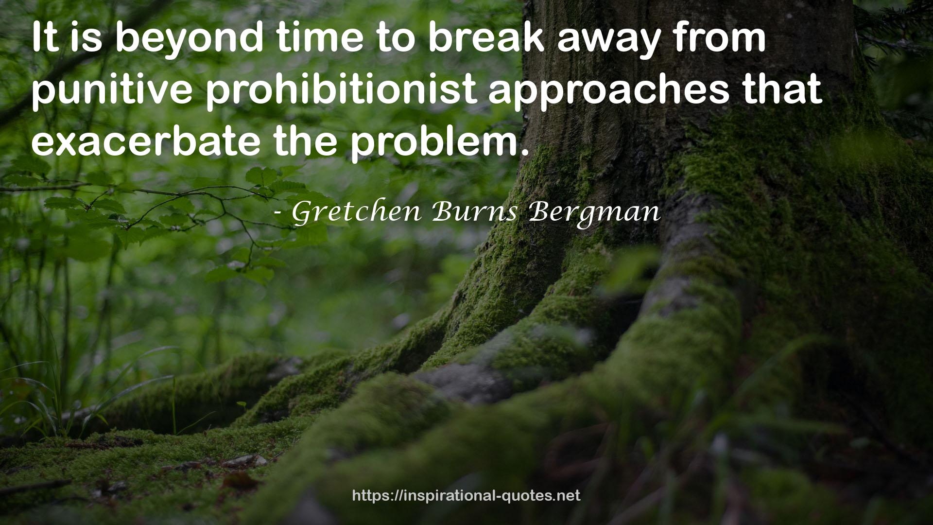 Gretchen Burns Bergman QUOTES