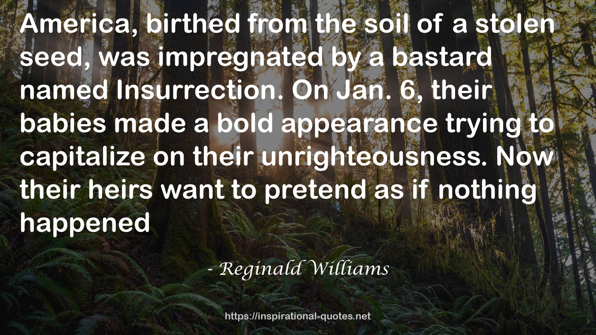 Reginald Williams QUOTES