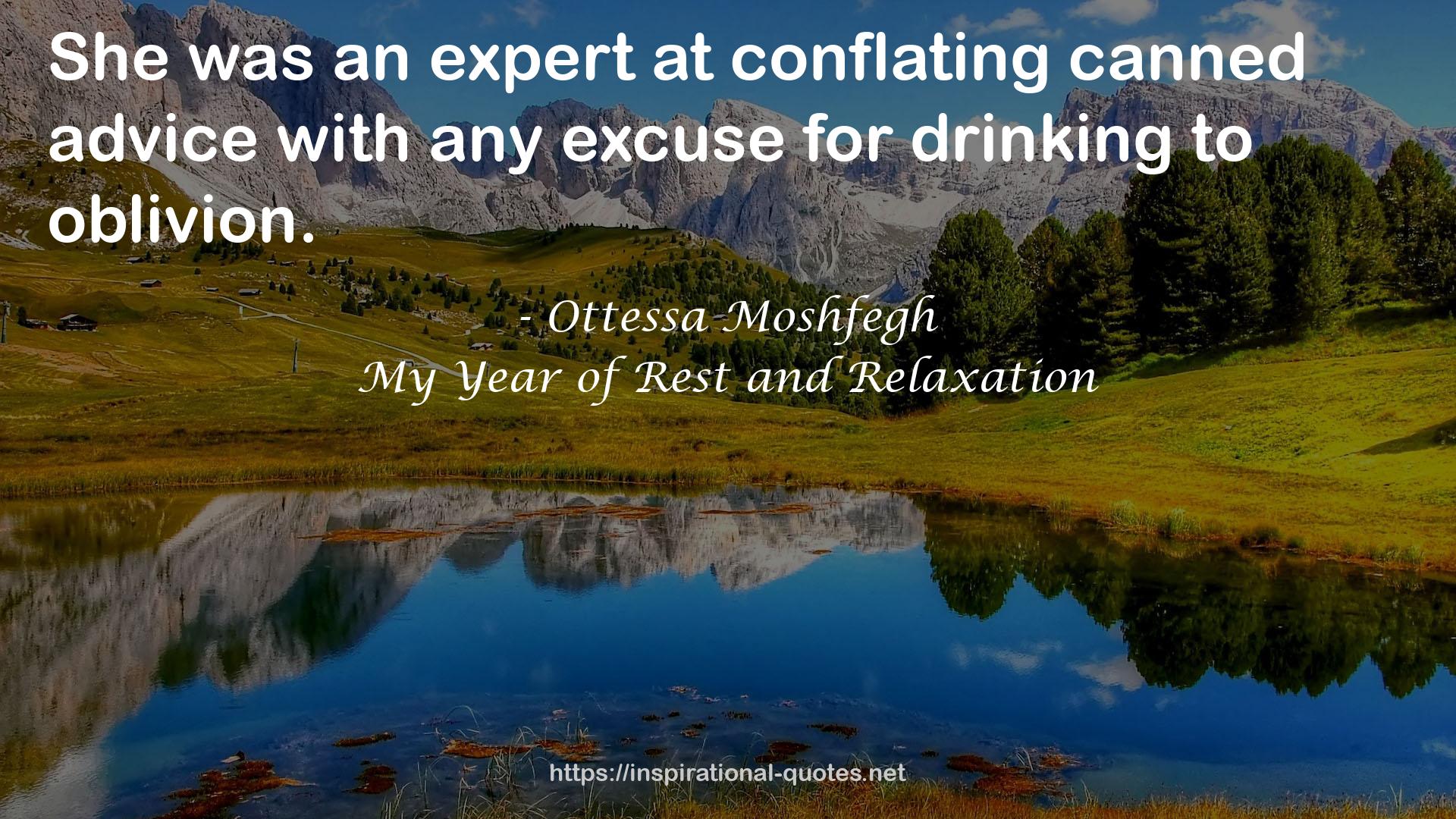 My Year of Rest and Relaxation QUOTES