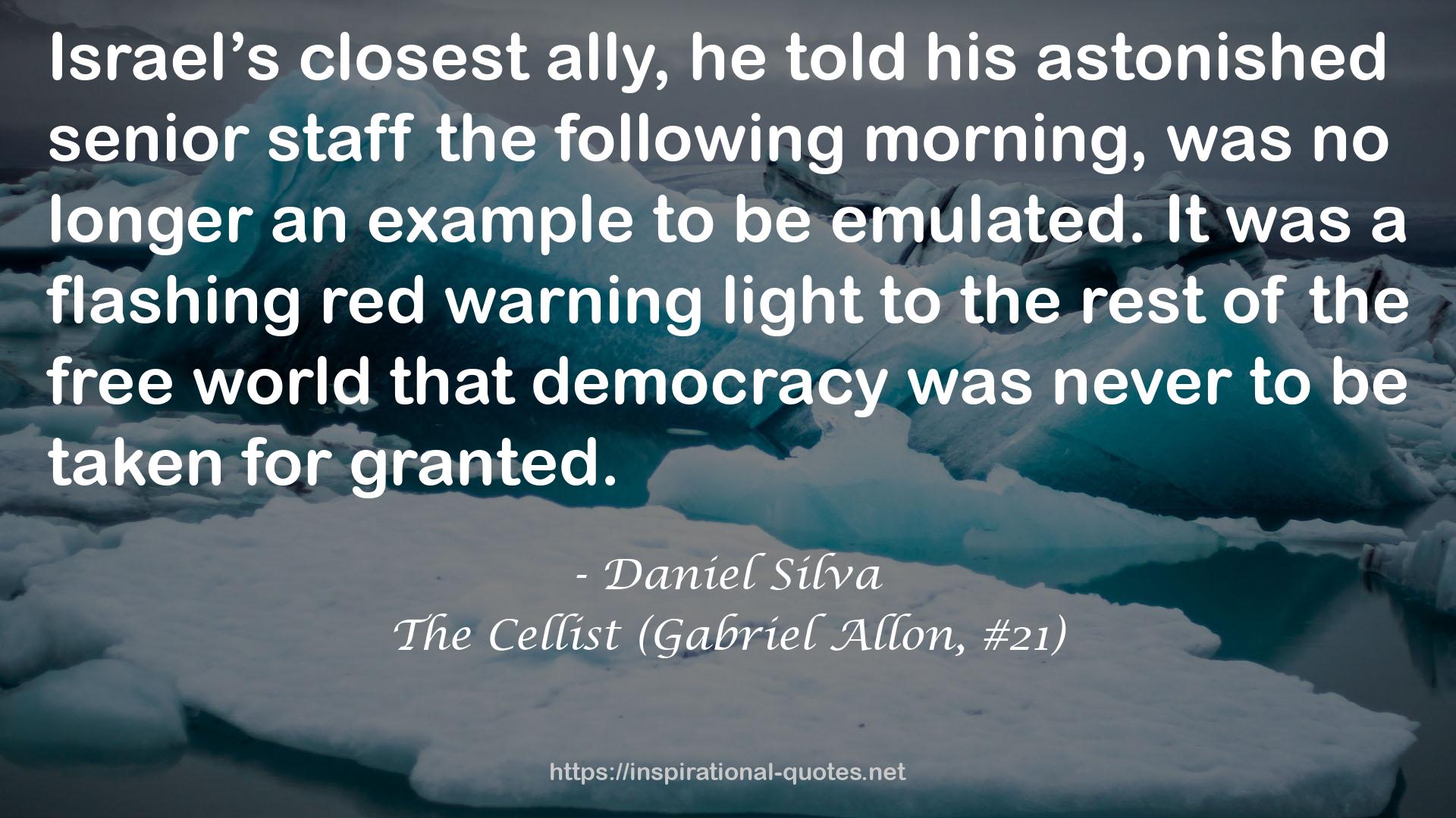 The Cellist (Gabriel Allon, #21) QUOTES