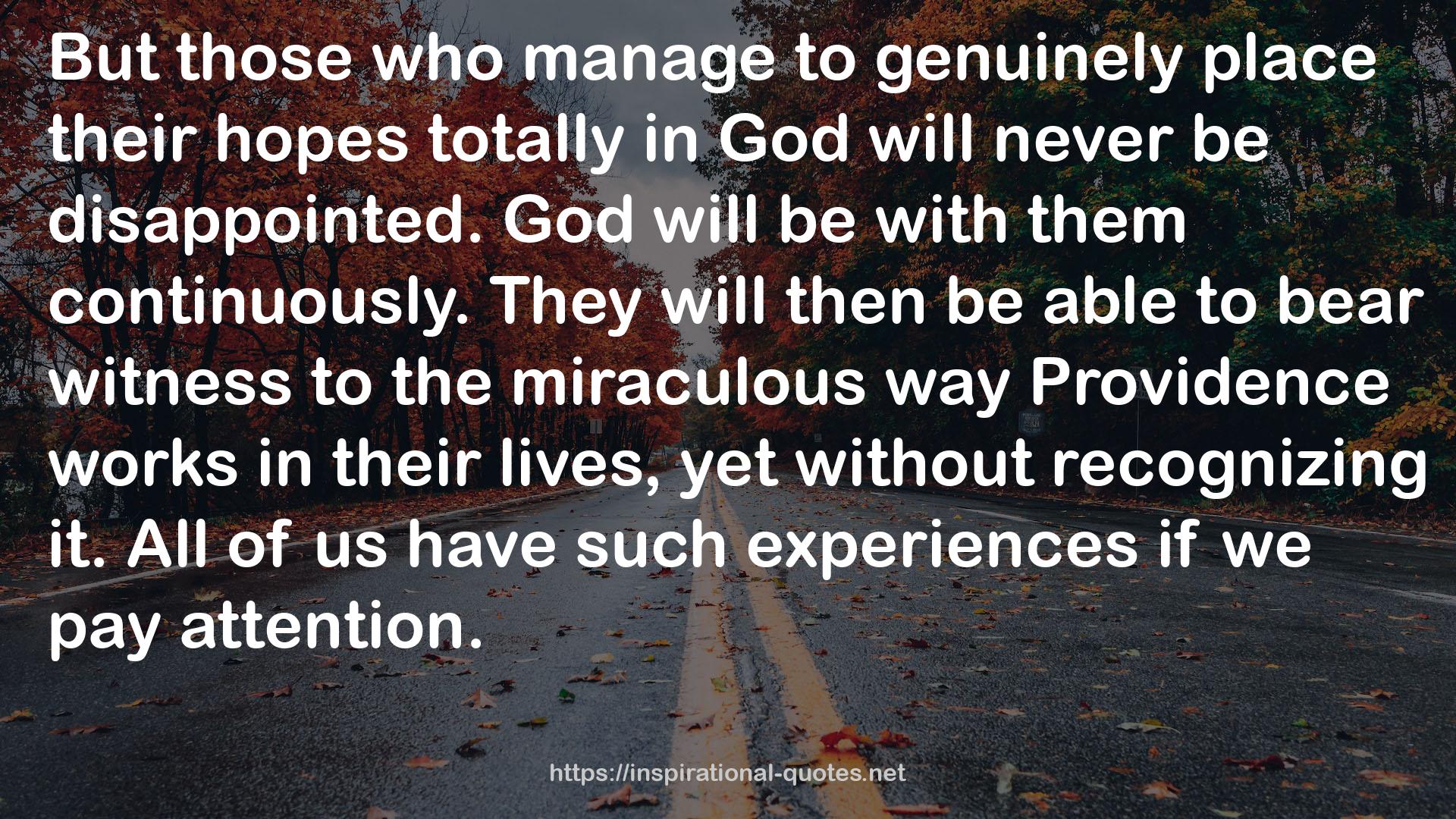 the miraculous way  QUOTES