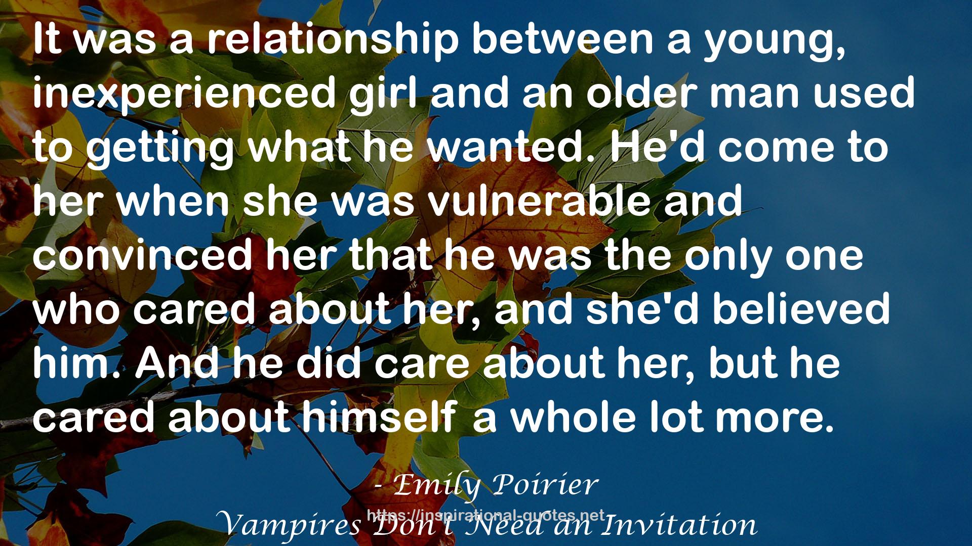Vampires Don't Need an Invitation QUOTES