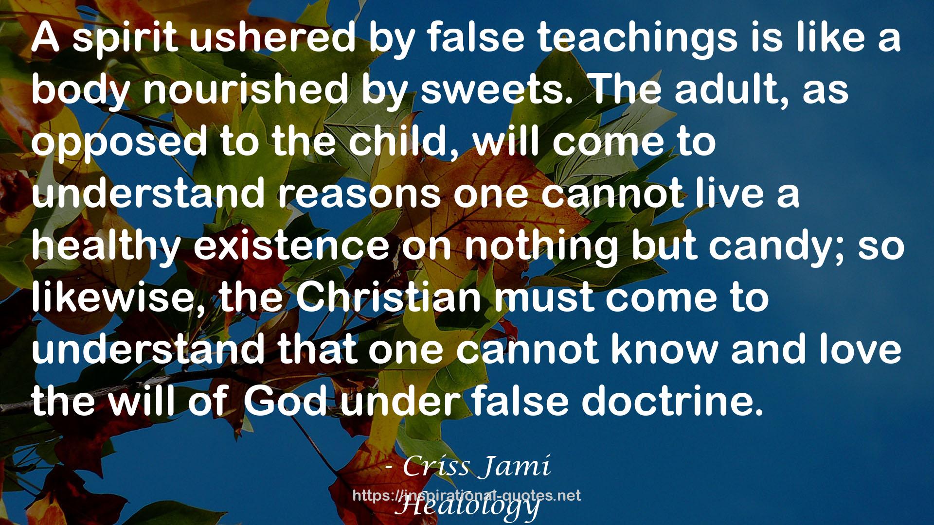 false teachings  QUOTES