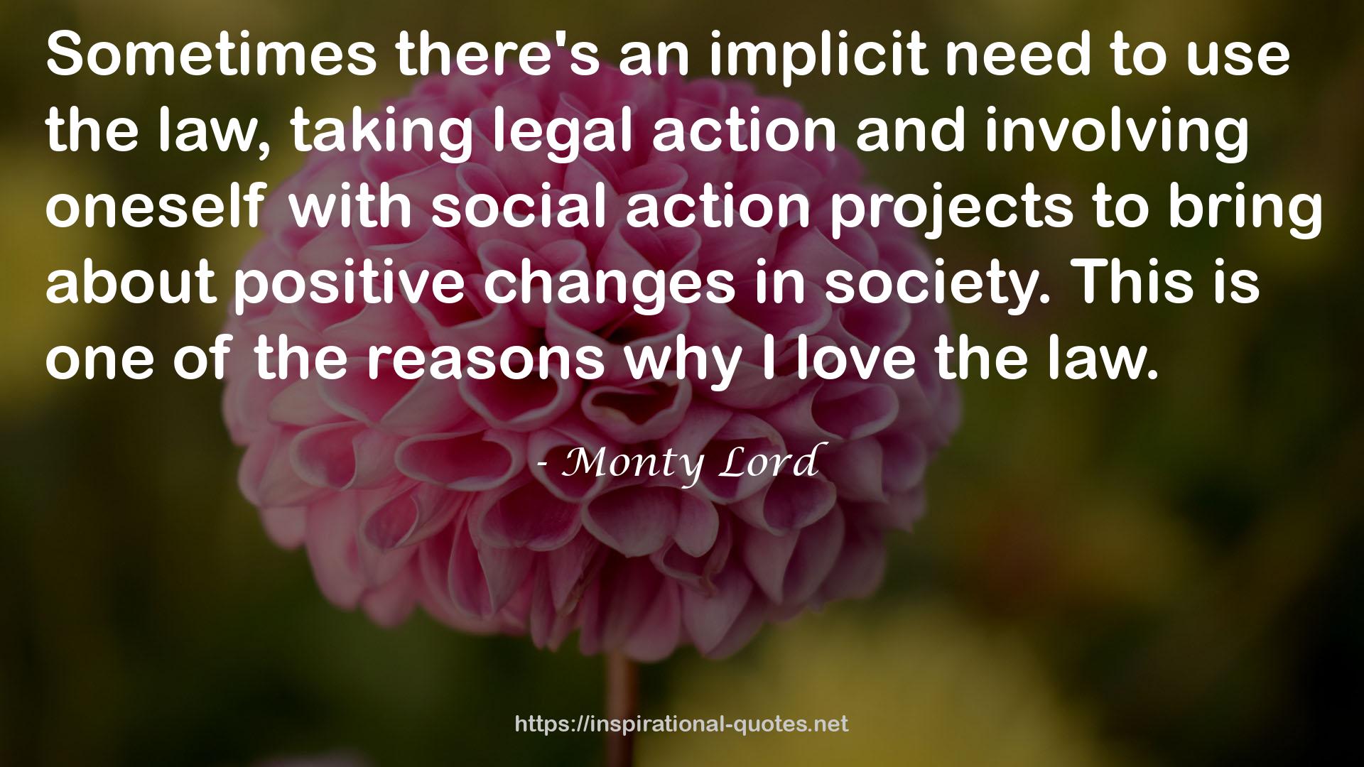 Monty Lord QUOTES