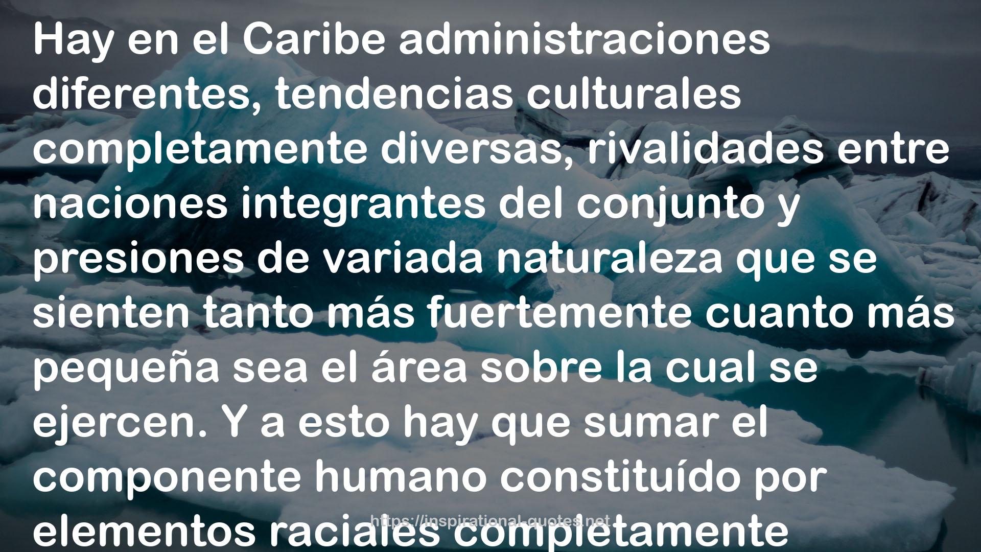 Geopolítica del Caribe QUOTES