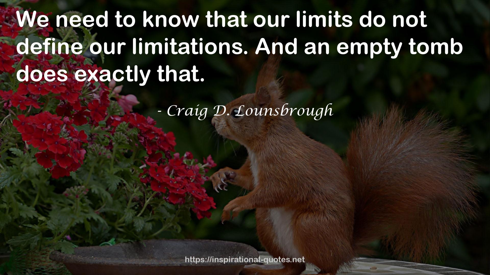 our limits  QUOTES