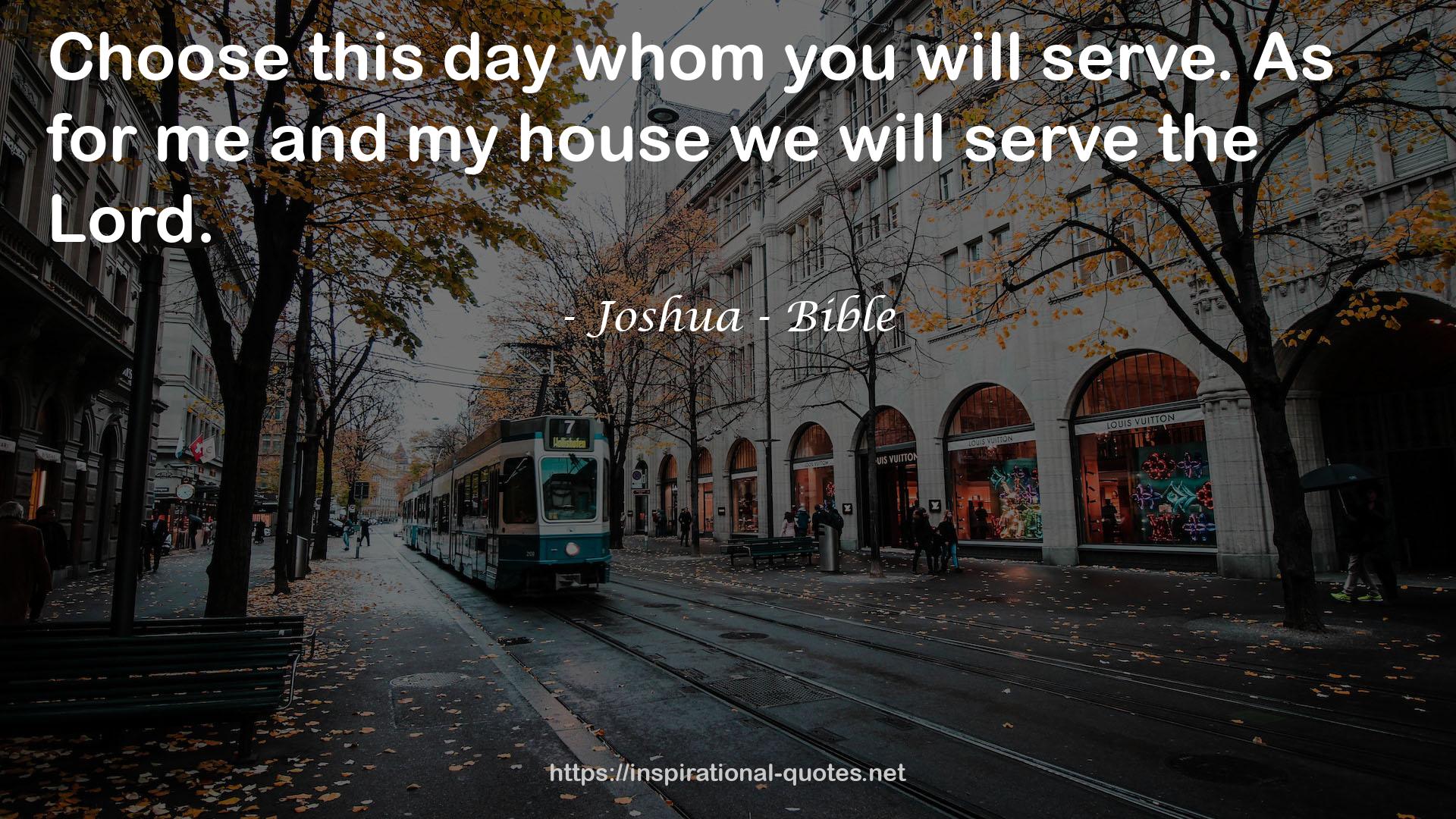 Joshua - Bible QUOTES