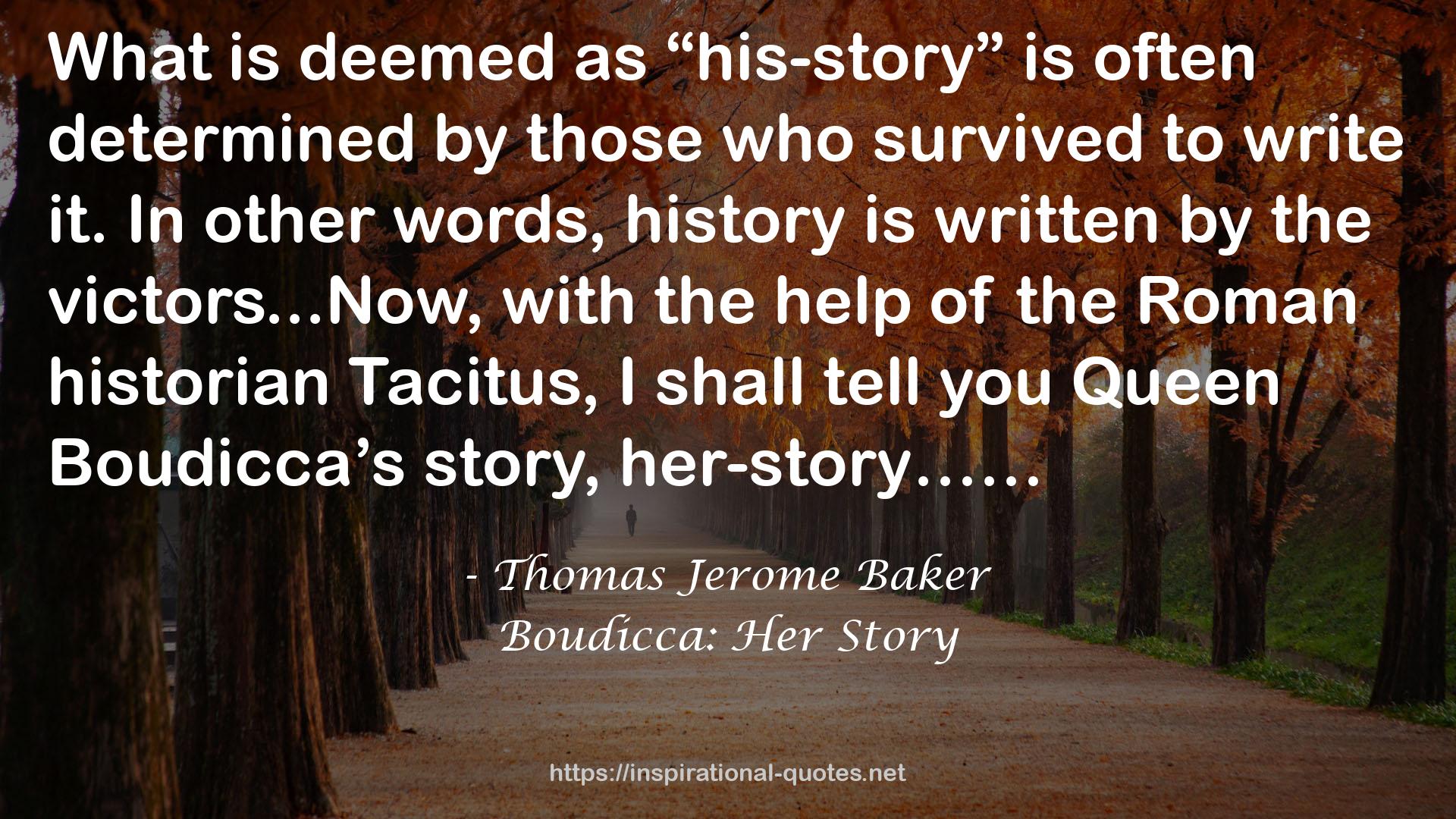 Boudicca: Her Story QUOTES
