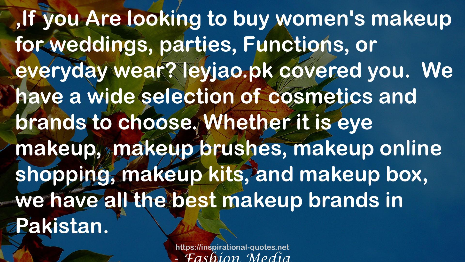 Fashion Media QUOTES