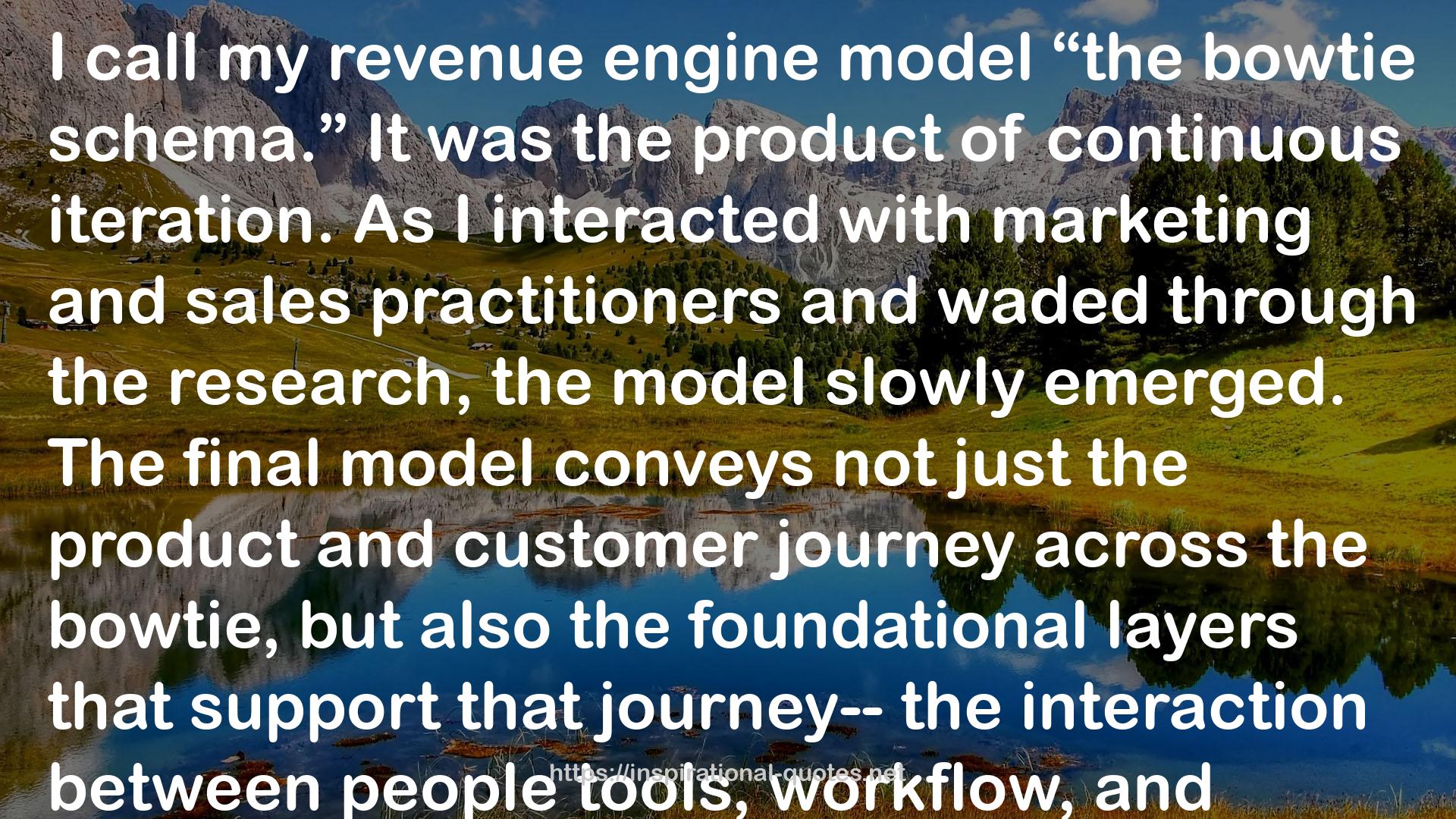 Scaling the Revenue Engine QUOTES