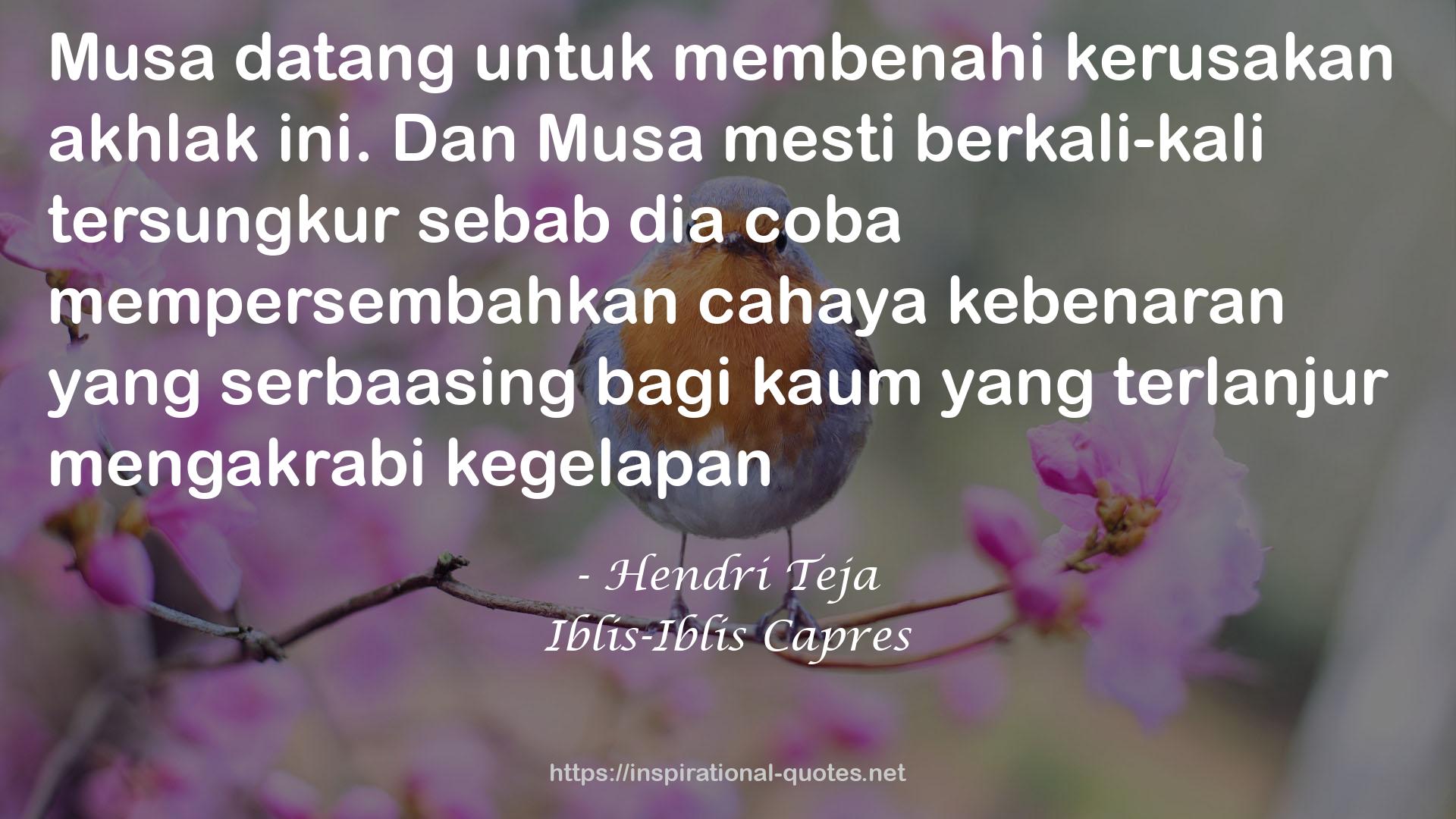 Hendri Teja QUOTES