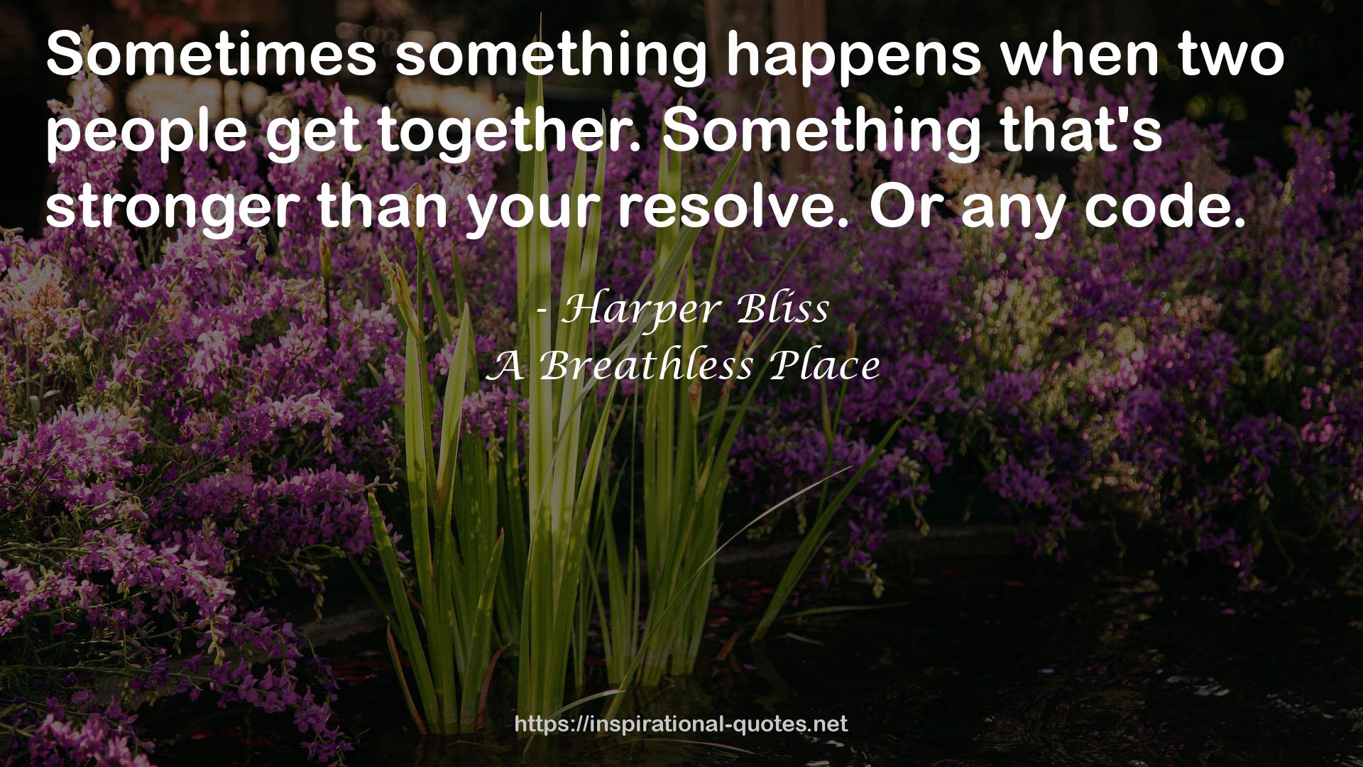 A Breathless Place QUOTES