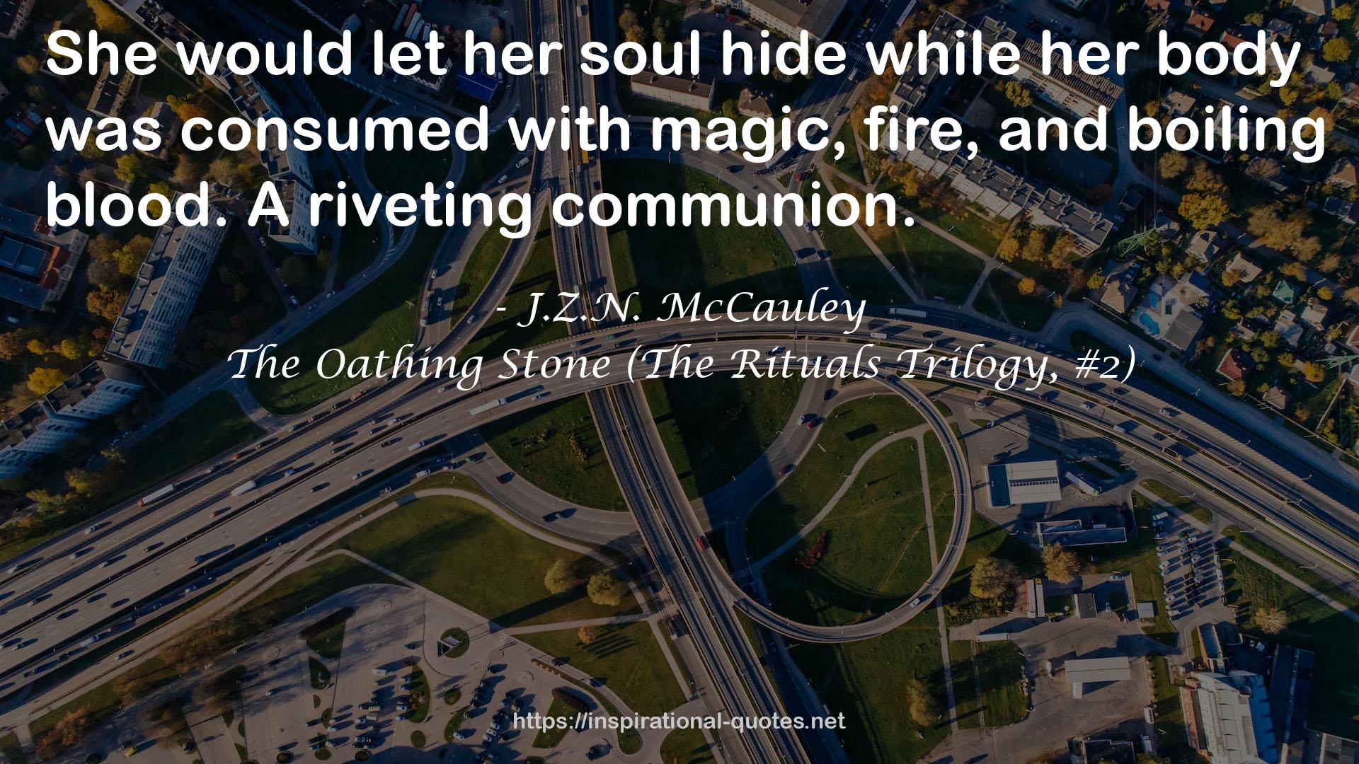 The Oathing Stone (The Rituals Trilogy, #2) QUOTES