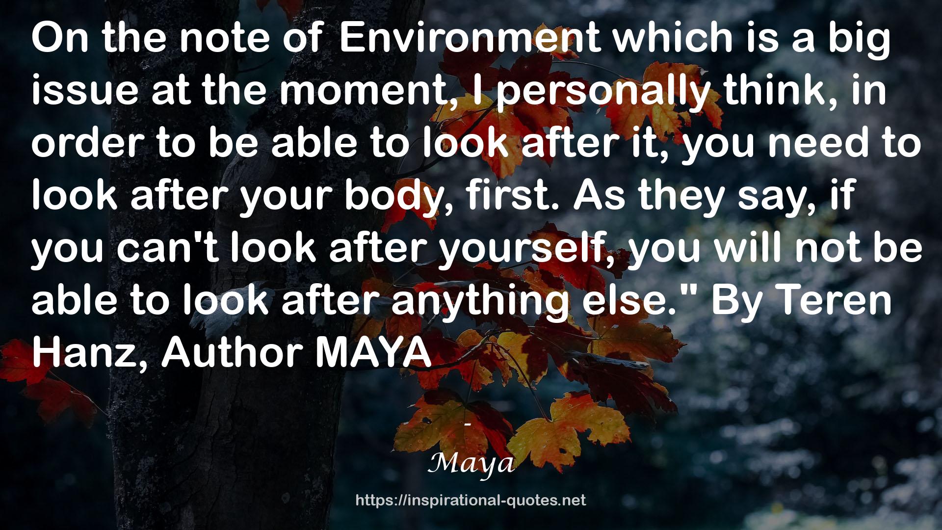 Maya QUOTES