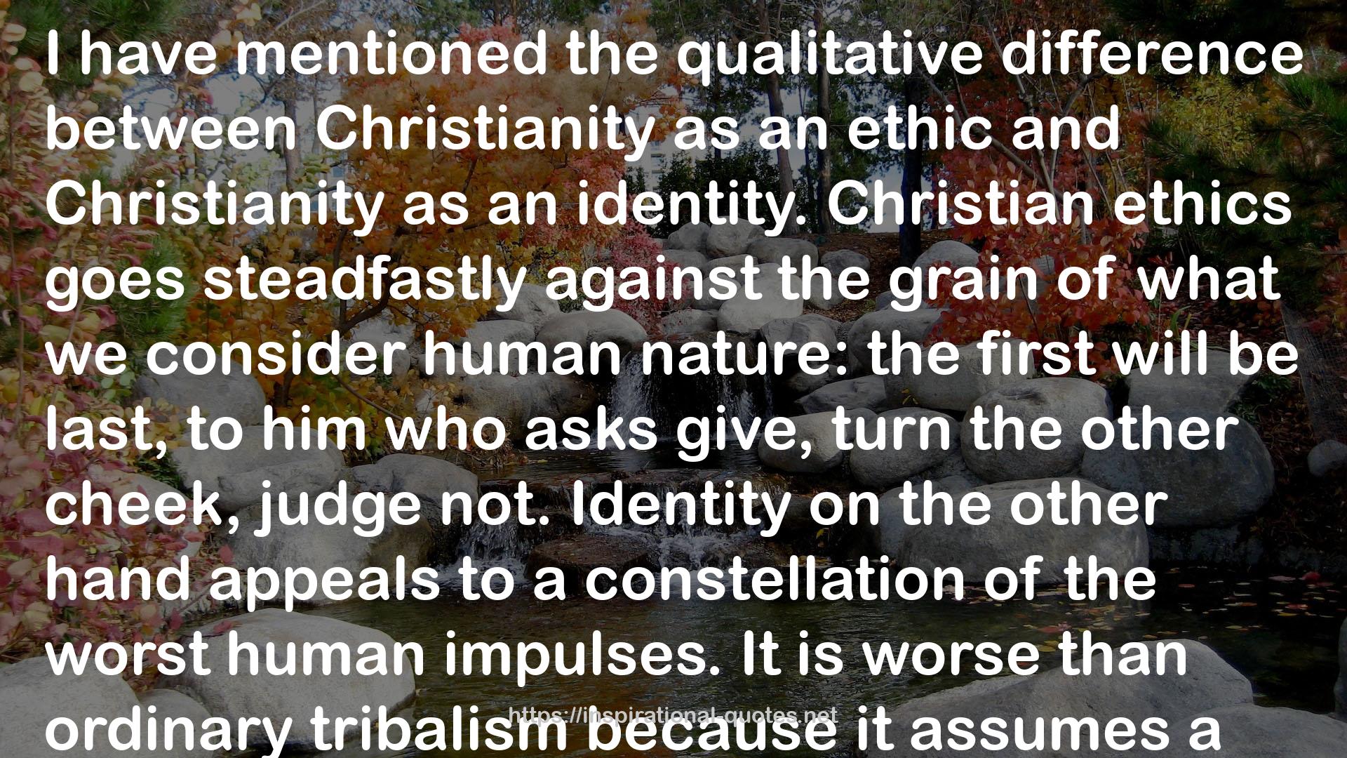 tribalism  QUOTES