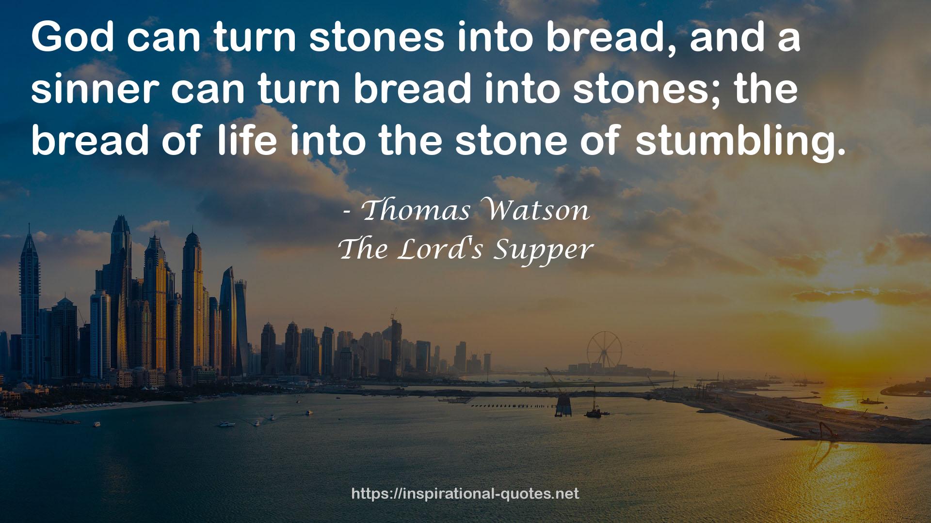 The Lord's Supper QUOTES