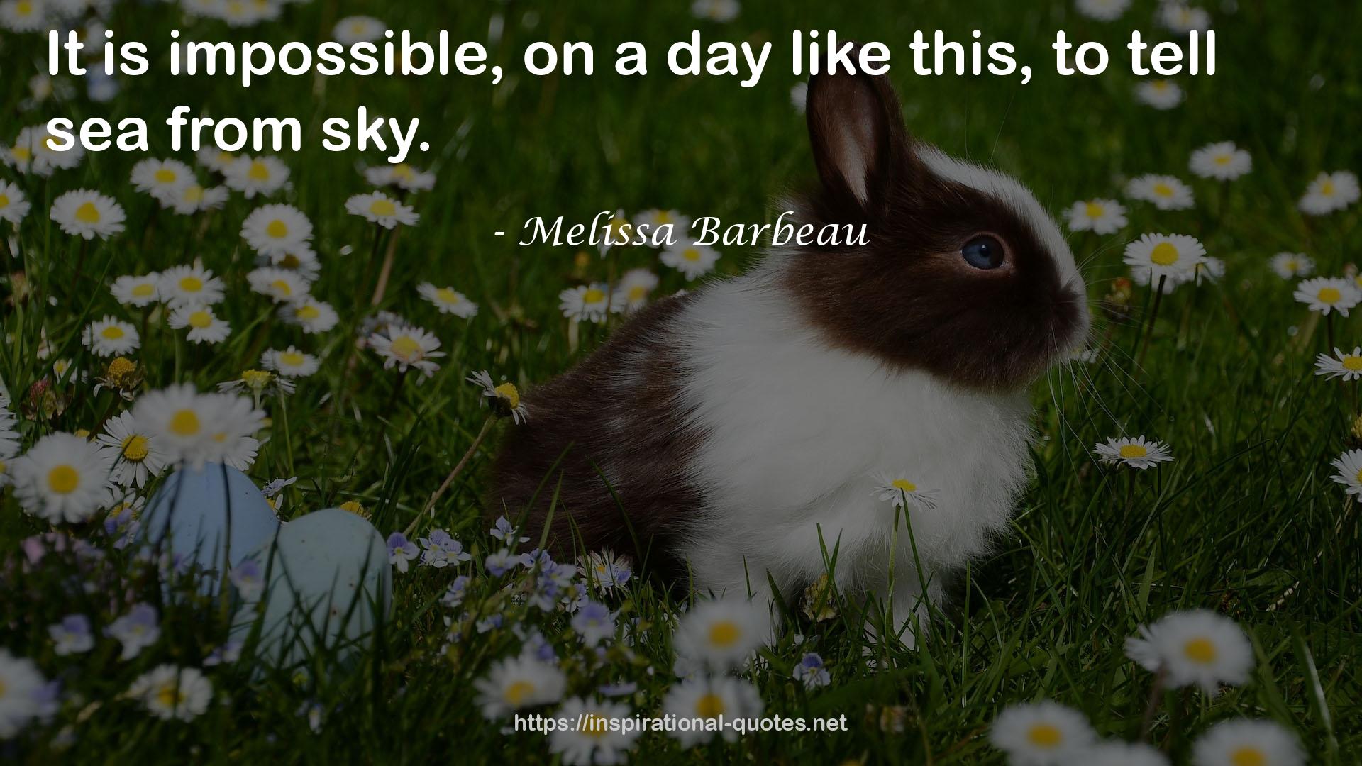 Melissa Barbeau QUOTES