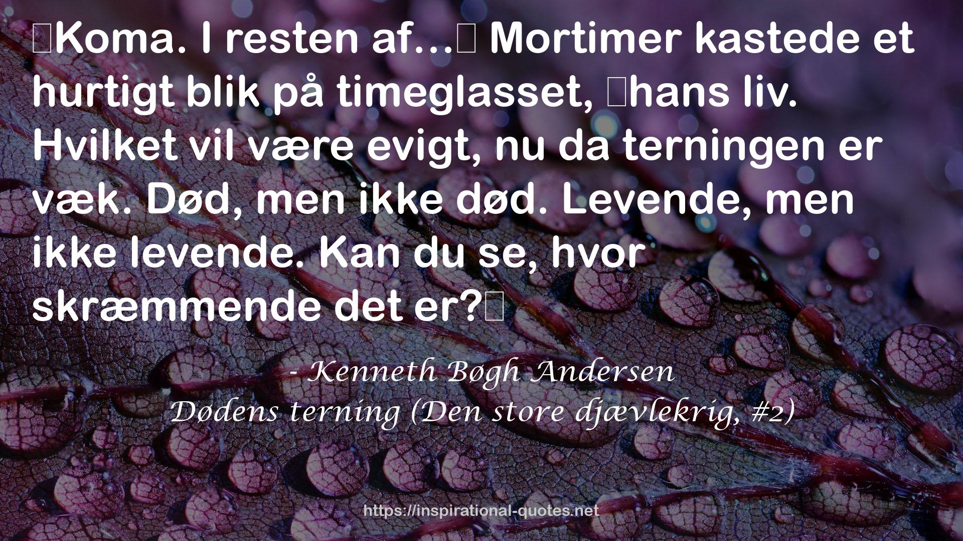 Kenneth Bøgh Andersen QUOTES