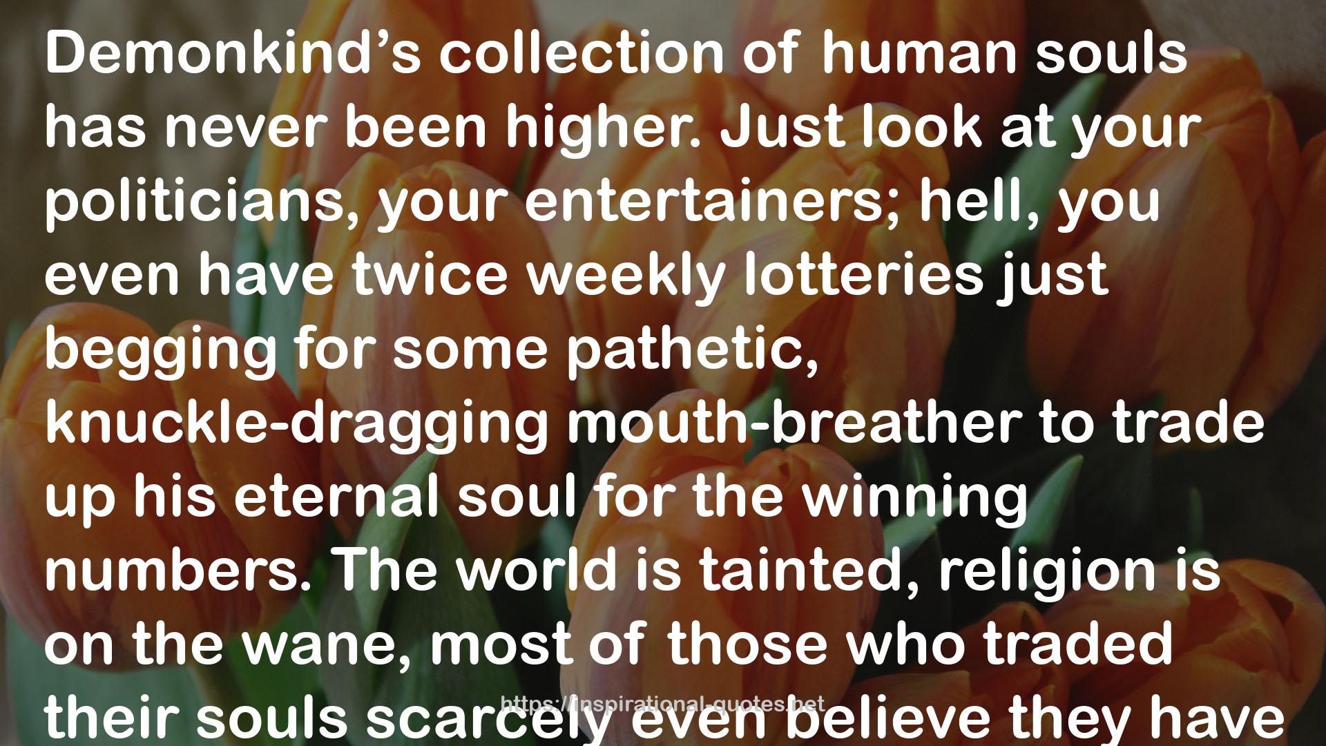 The Infernal Games (The Baku #1) QUOTES
